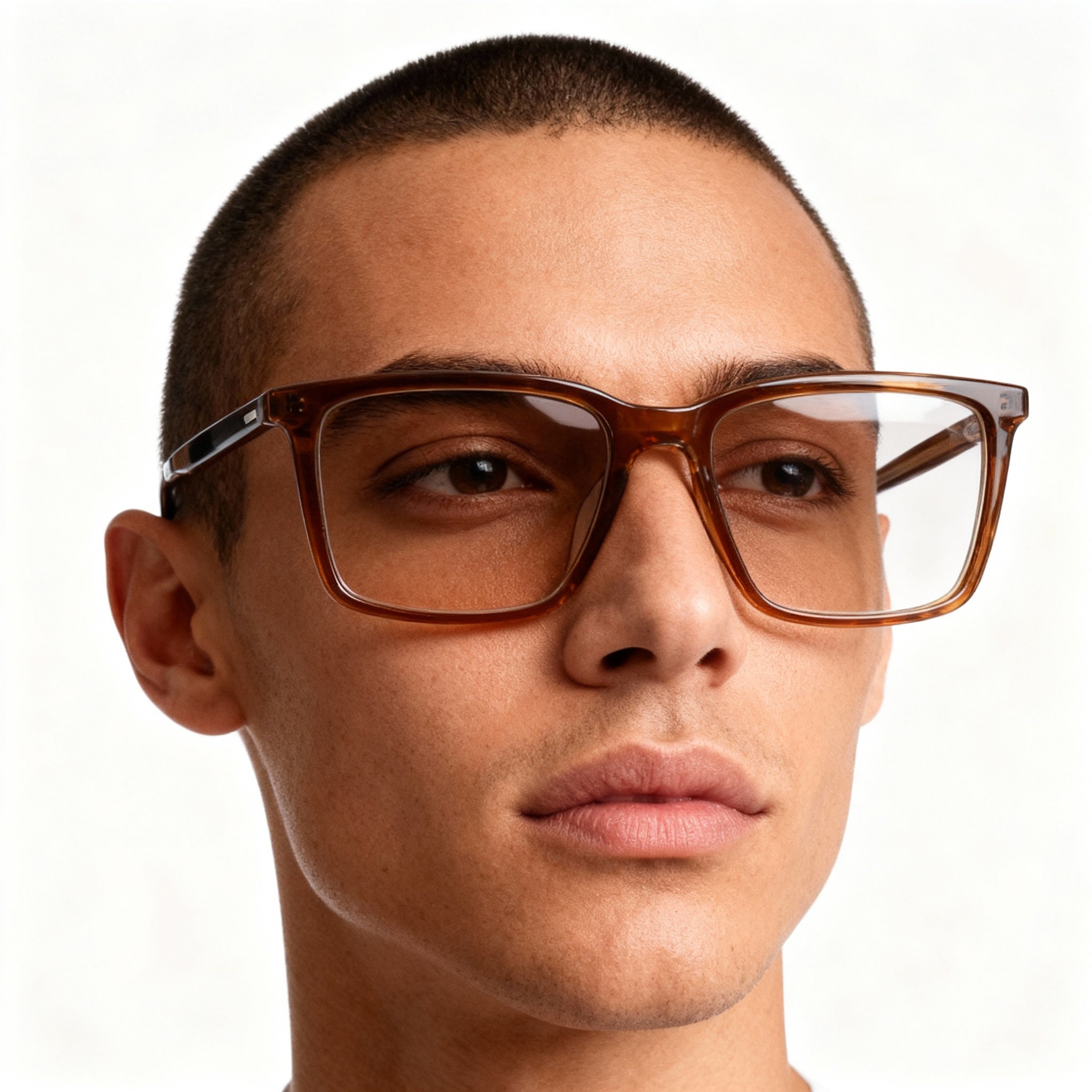 Calvin Klein CK23514 Unisex Metal Frame Polarized Lenses Sunglasses in Taupe, 53mm Lens Width, Photo 4