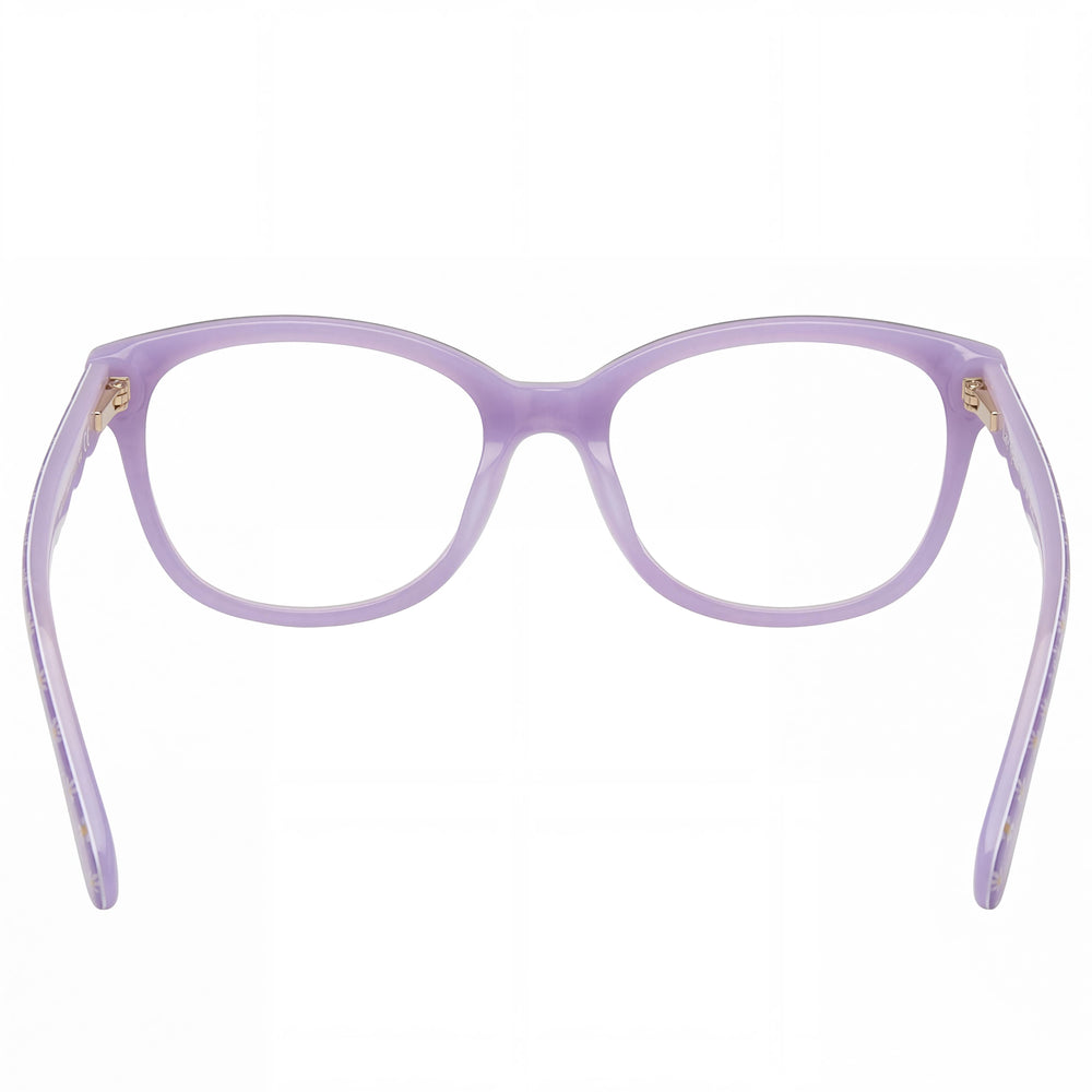 Kate Spade New York Modern Unisex Shiny Black Acetate Black Lilac Non- Eyeglasses 48mm