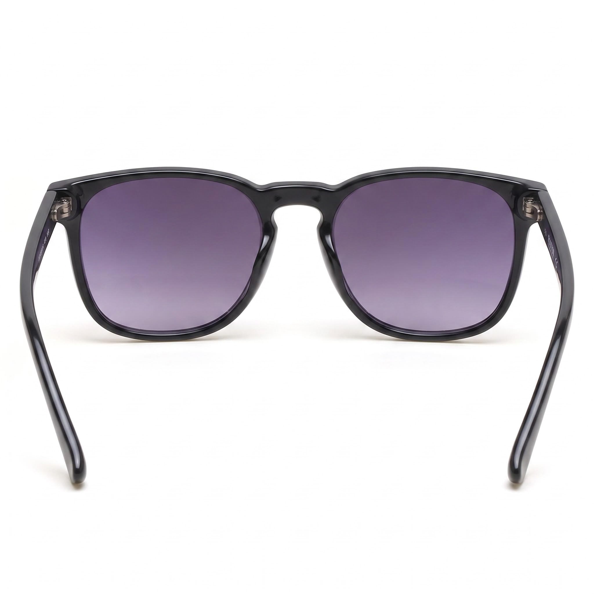 Kenneth Cole Men's Athletic Black Plastic Frame Non-Polarized Sunglasses with Smoke Lenses 53mm, Photo 4