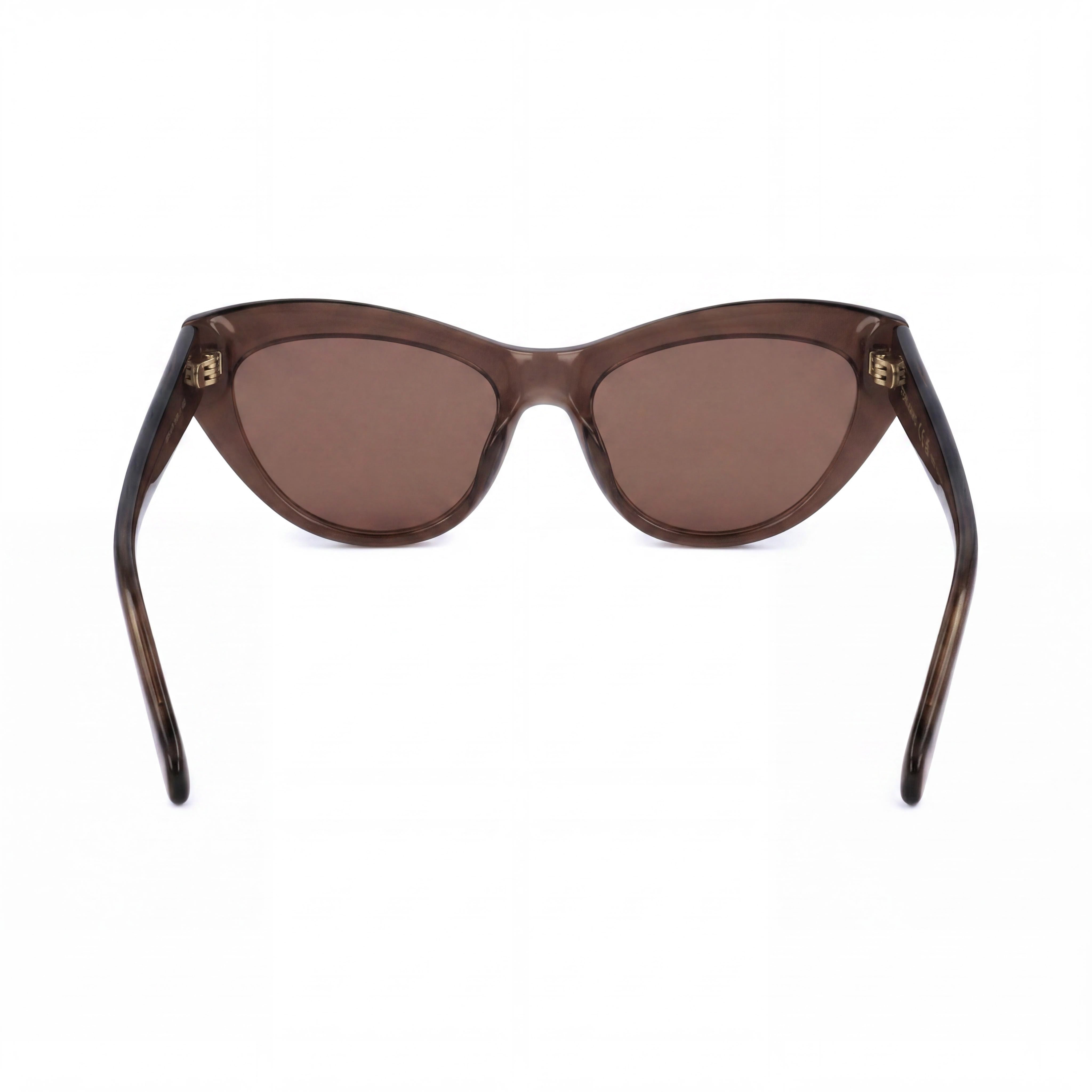Gafas de sol Salvatore Ferragamo SF1103S de acetato transparente marrón para mujer con lentes marrones y protección UV 55 mm, Photo 4