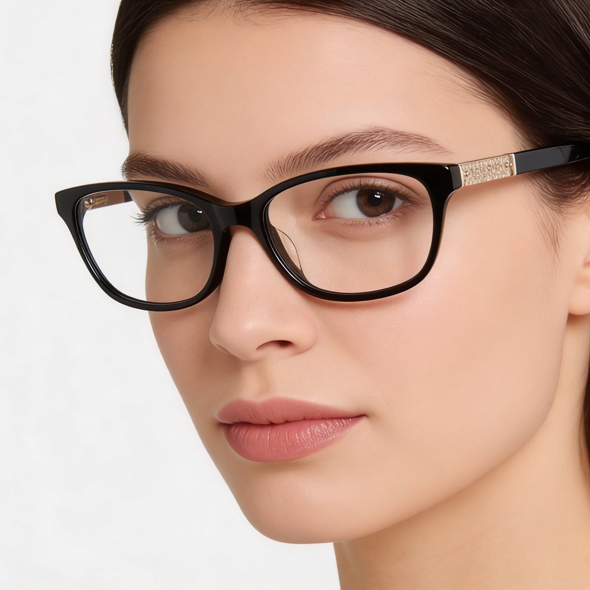 kate spade new york Casual Women's Shiny Black Plastic Frame Polycarbonate Lens Eyewear 49mm, Photo 2