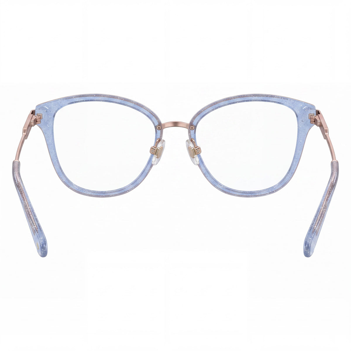 Gafas graduadas de metal marrón sombreado rosa para mujer Hallie/G de kate spade new york 52/140/17, Photo 3
