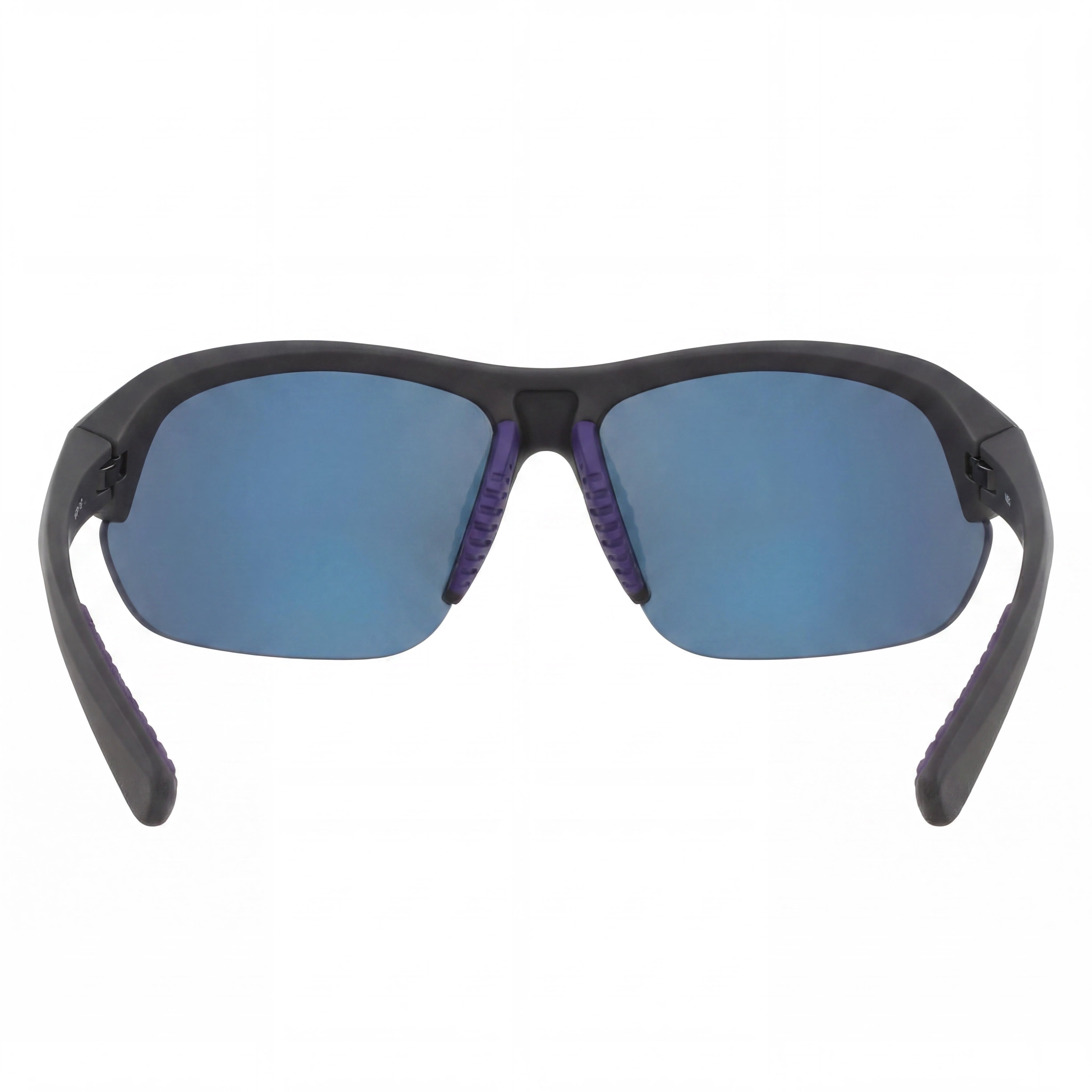 Nike Modern Unisex Lightweight Nylon UV Protection Sunglasses Matte Black Grey Mirror Blue 70-11-135mm, Photo 3