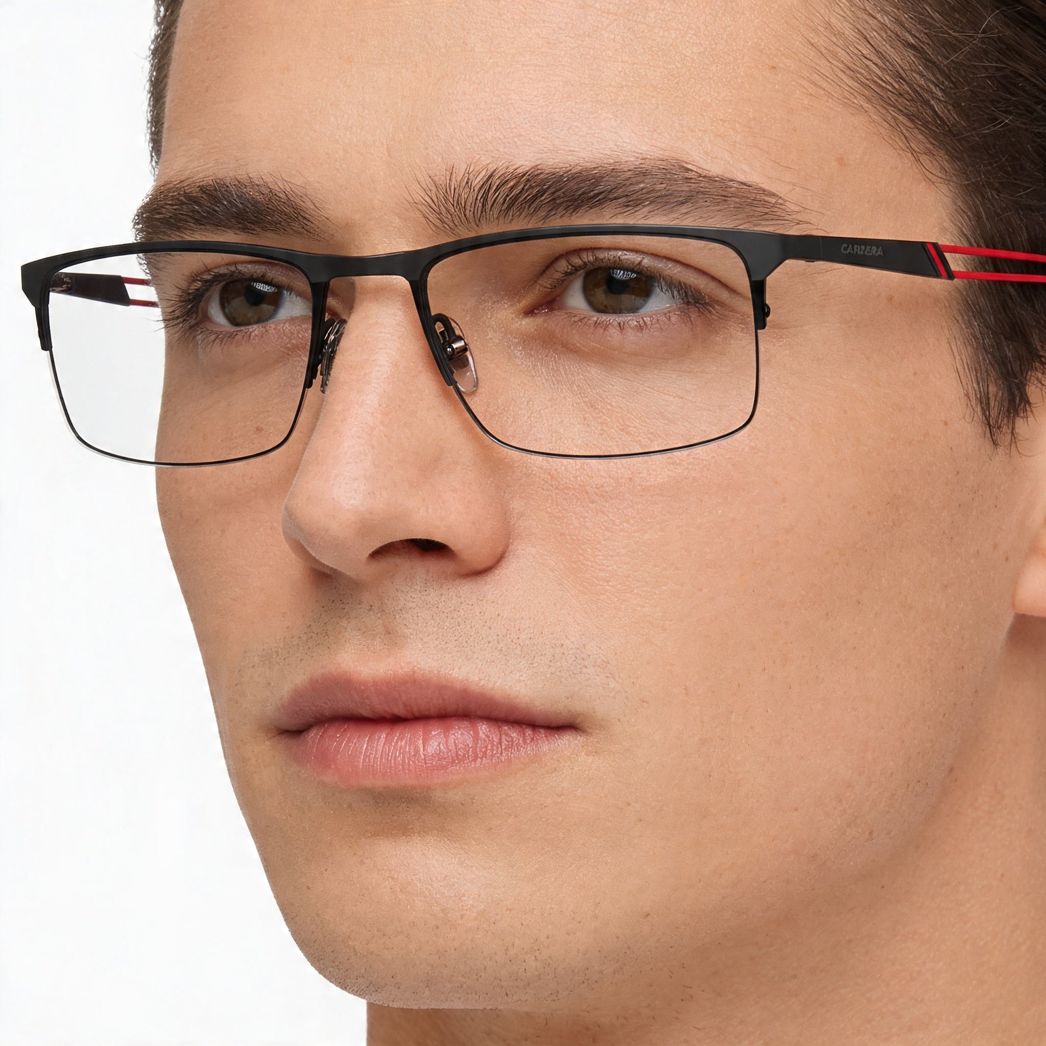Gafas Carrera 8832 Unisex con Montura de Titanio Negro Mate, con Ancho de Lente de 55 mm, Puente de 19 mm, Patillas de 140 mm, Photo 5