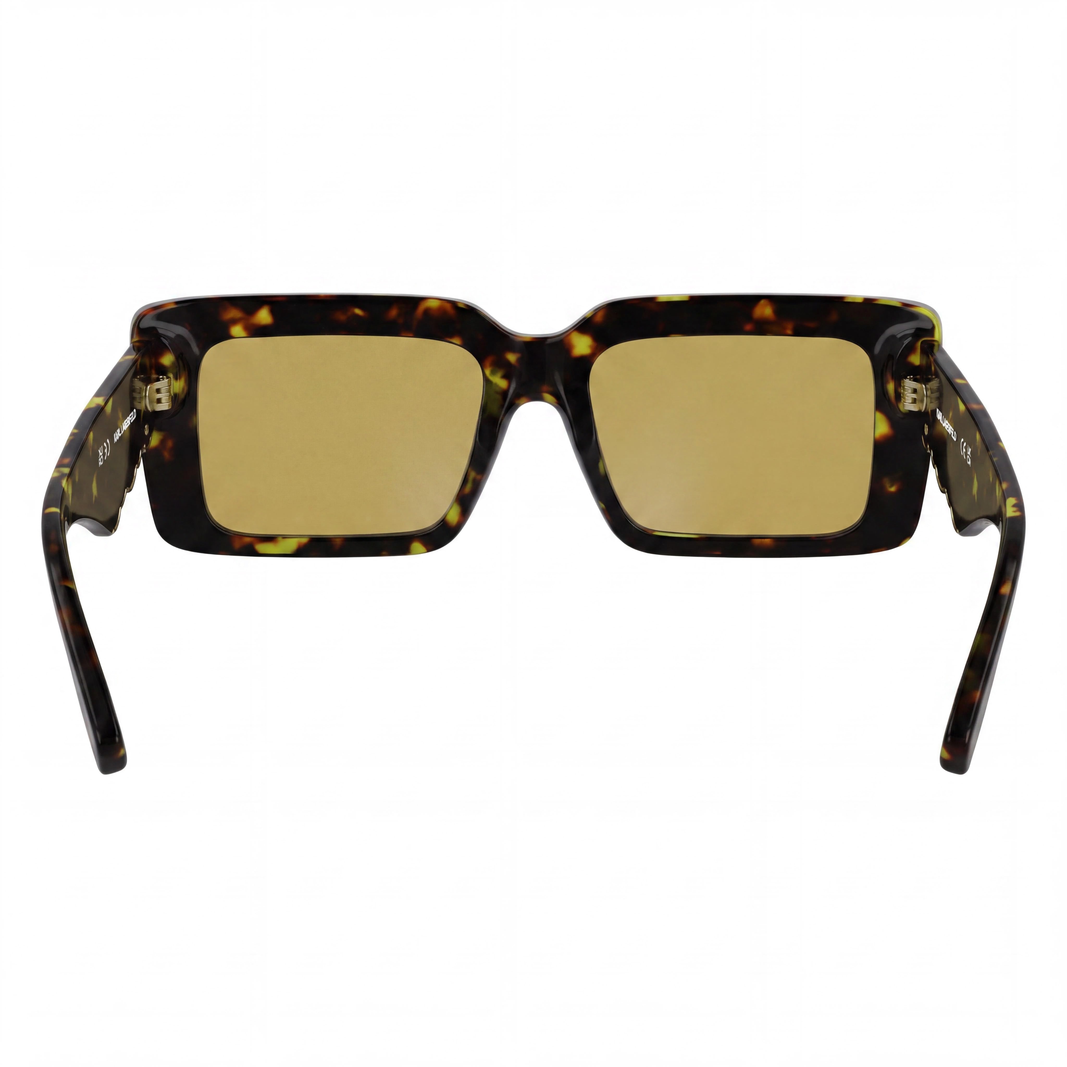 KARL LAGERFELD Classical Women's Tokyo Tortoise Rectangular Plastic Frame Sunglasses 53mm, Photo 4