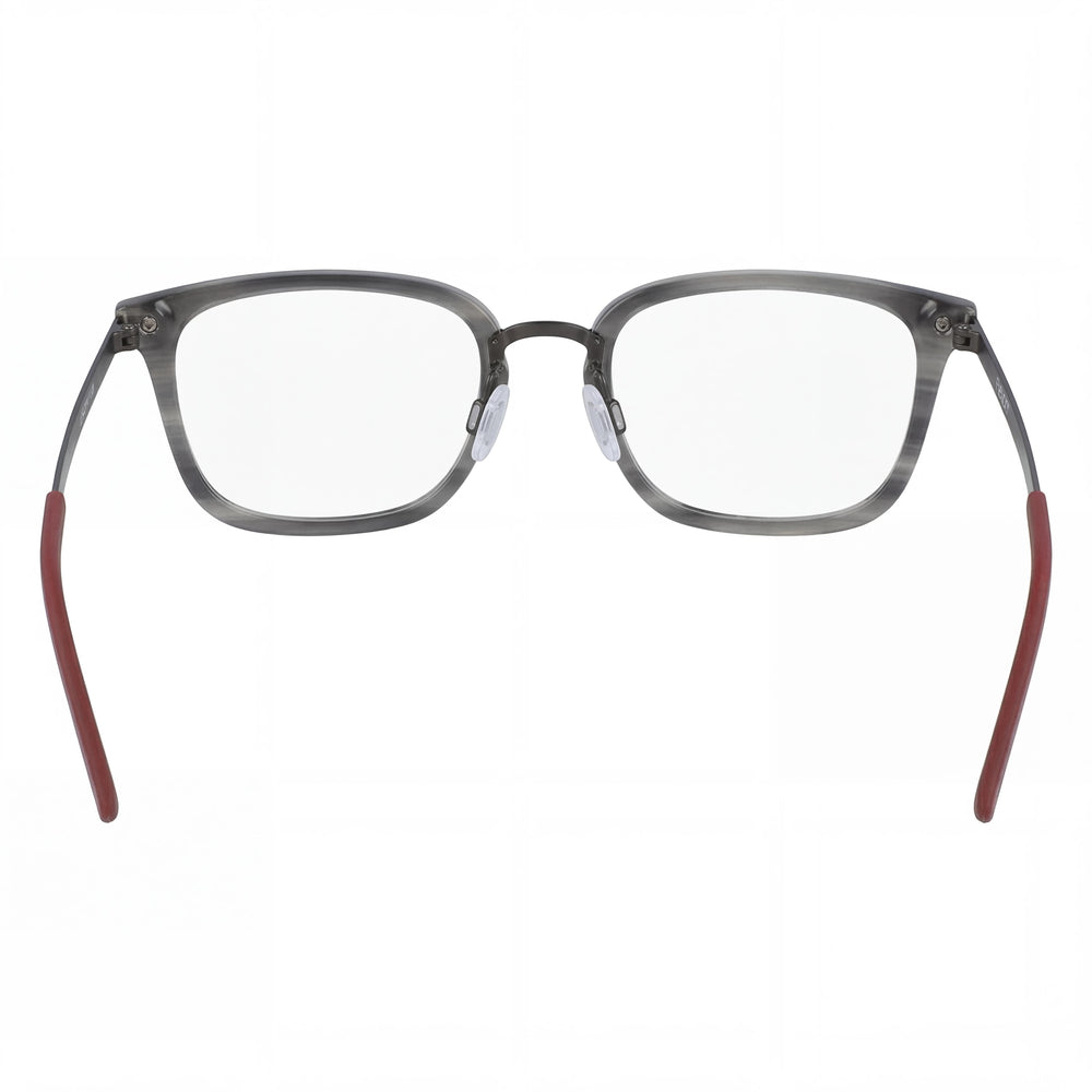 Flexon B2020 Unisex Sunglasses with Lenses and Metal Frame, Grey Horn Color, Size 55mm Lens