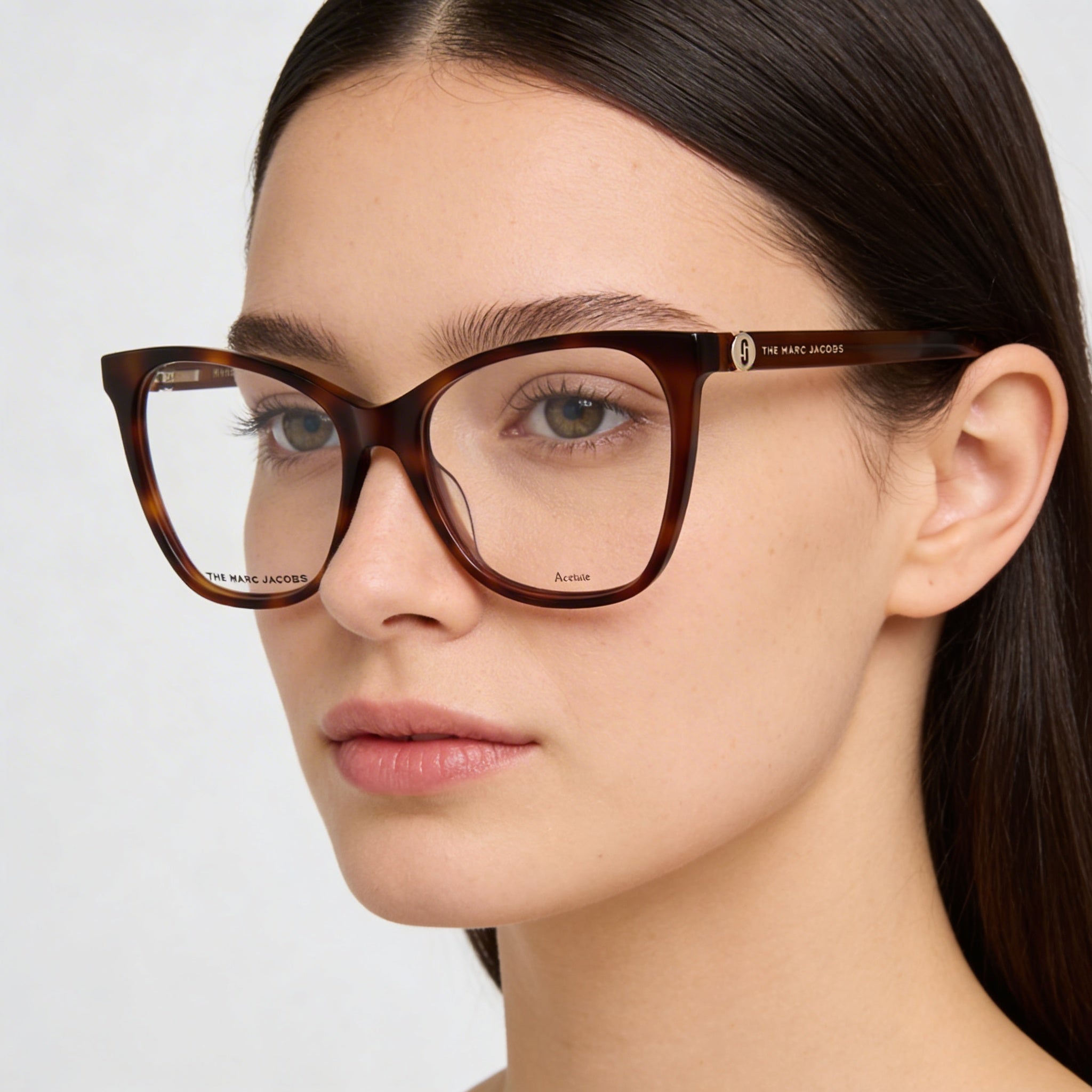 Marc Jacobs Marc 600 Women's Acetate Cat Eye Havana Azure 52mm Sunglasses, Photo 3