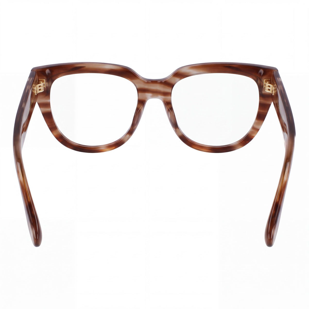 Victoria Beckham Vb2674 Women's Brown Striped Eyeglasses 53-17-140, Photo 4
