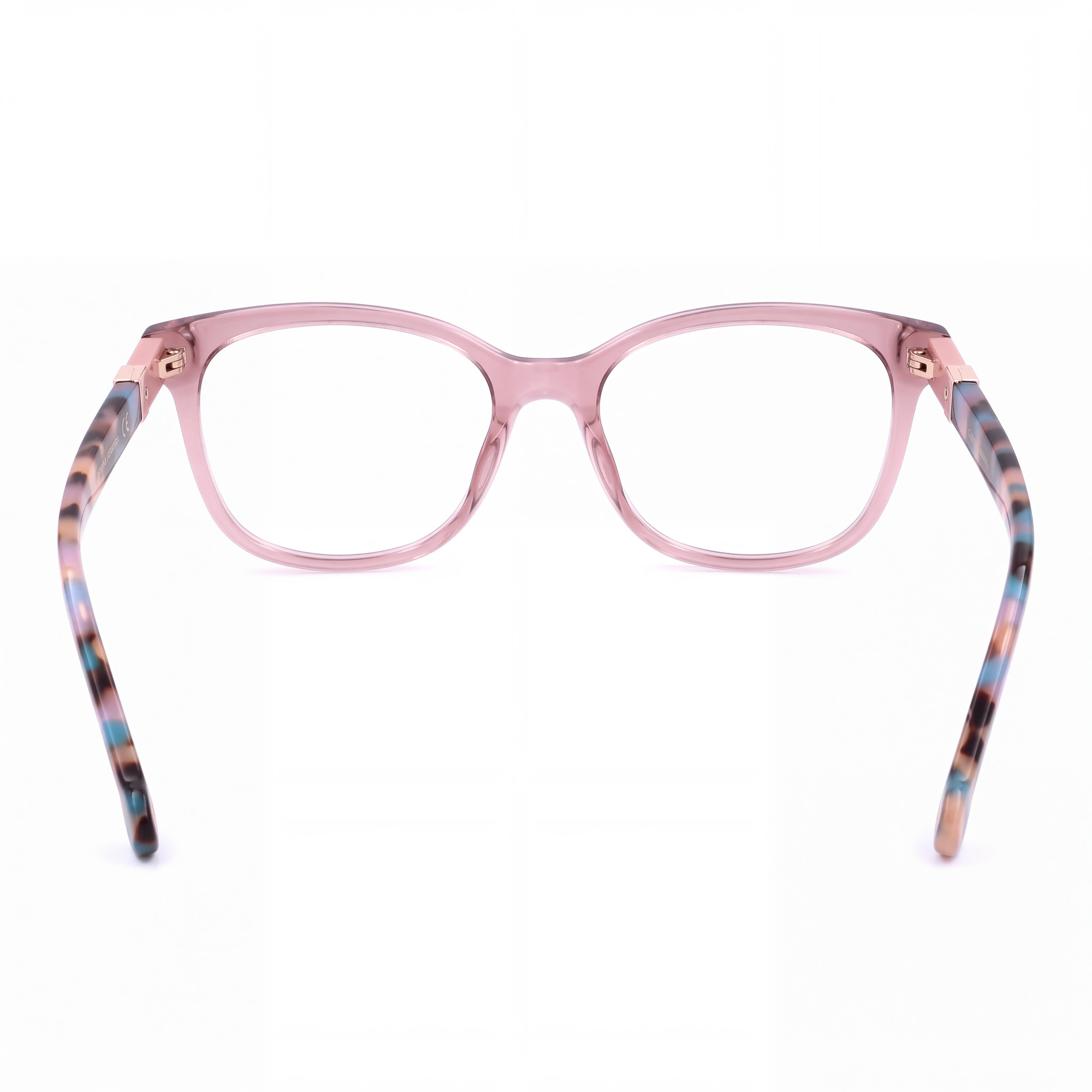 CAROLINA HERRERA Modern Women's Multicolour Frame Peach Lens Eyeglasses Bridge 17mm Temple 145mm, Photo 3