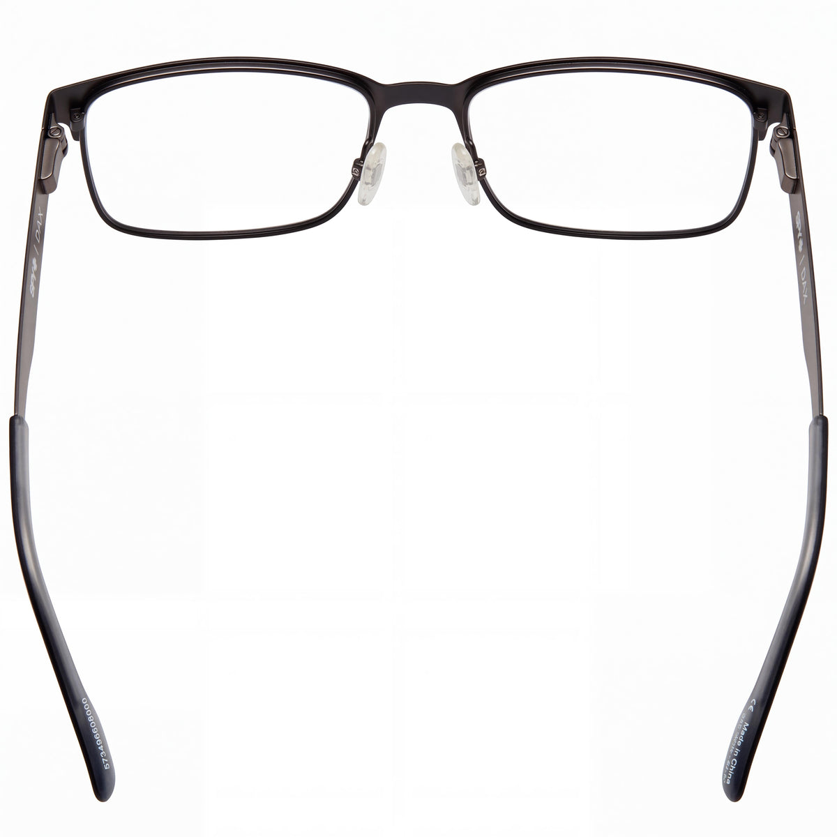 Spy Dax 57 Unisex Acetate Frame Eyewear, Matte Black / Black / Grey with Demo Lenses, 57mm, Photo 3