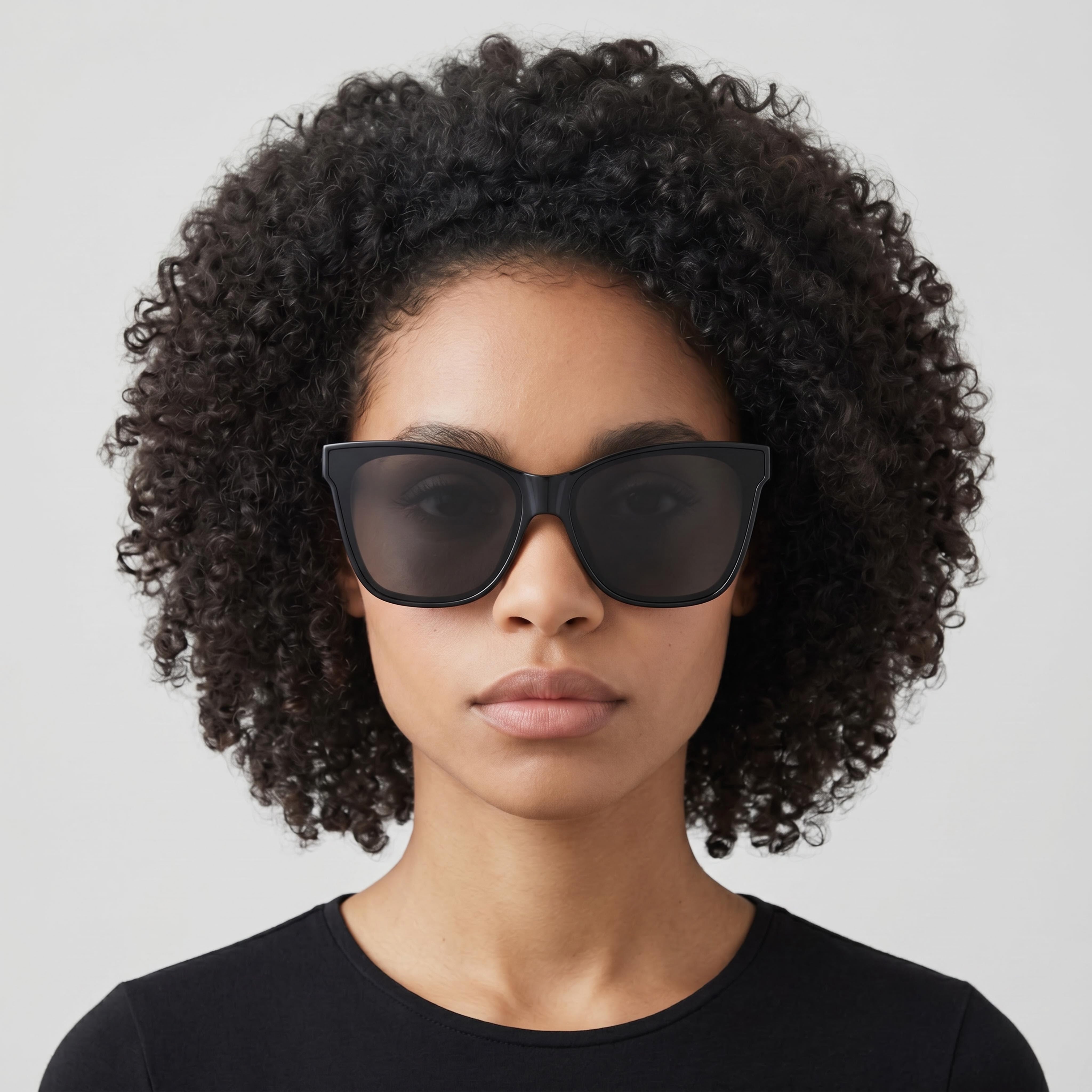 QUAY AUSTRALIA After Party Women's Sunglasses, Black Injection Frame, Oversized Square, UV Protection, 151mm, Photo 4