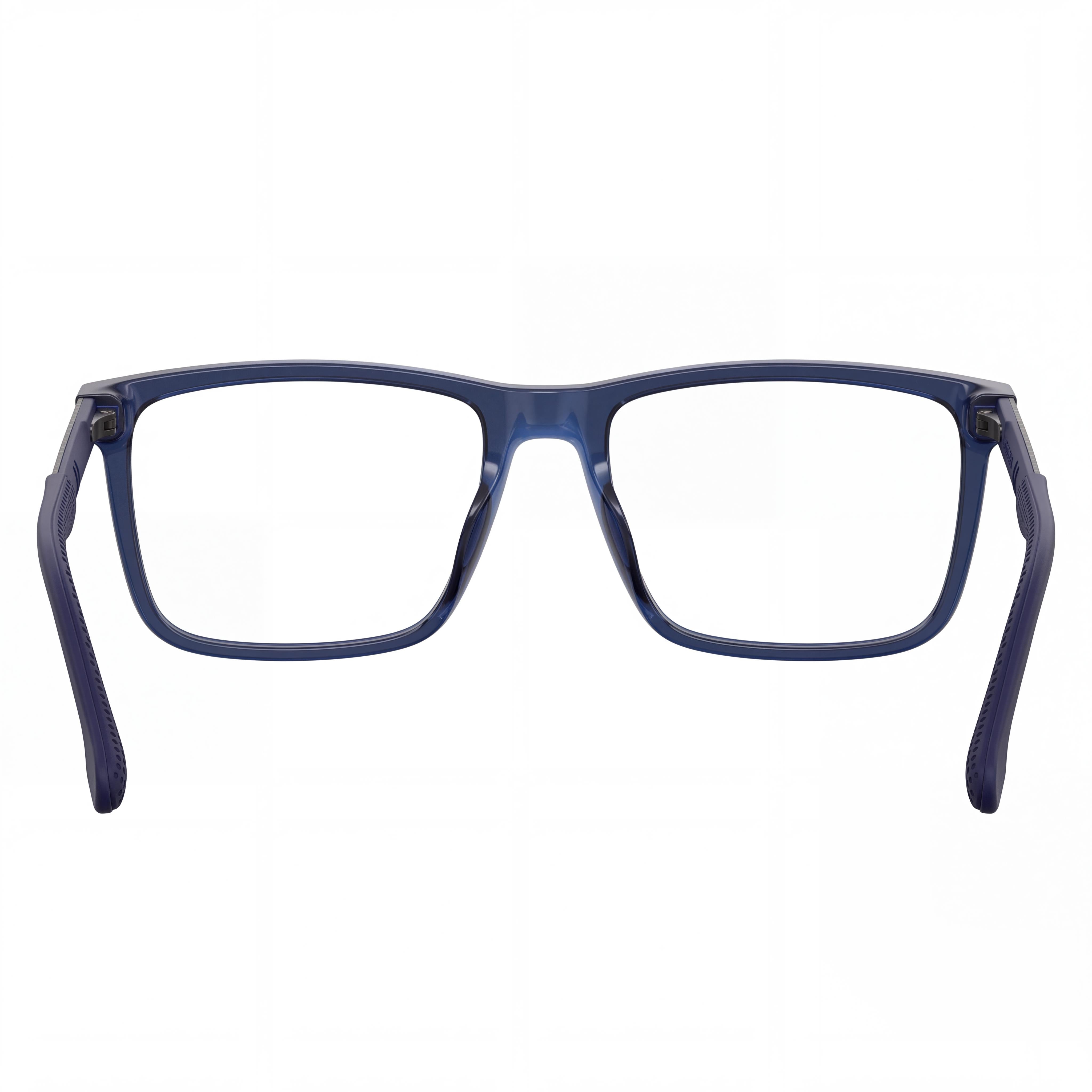 Carrera CARRERA 8839 Unisex Rectangular Composite Eyeglasses Matte Blue Print Grey 55mm, Photo 3