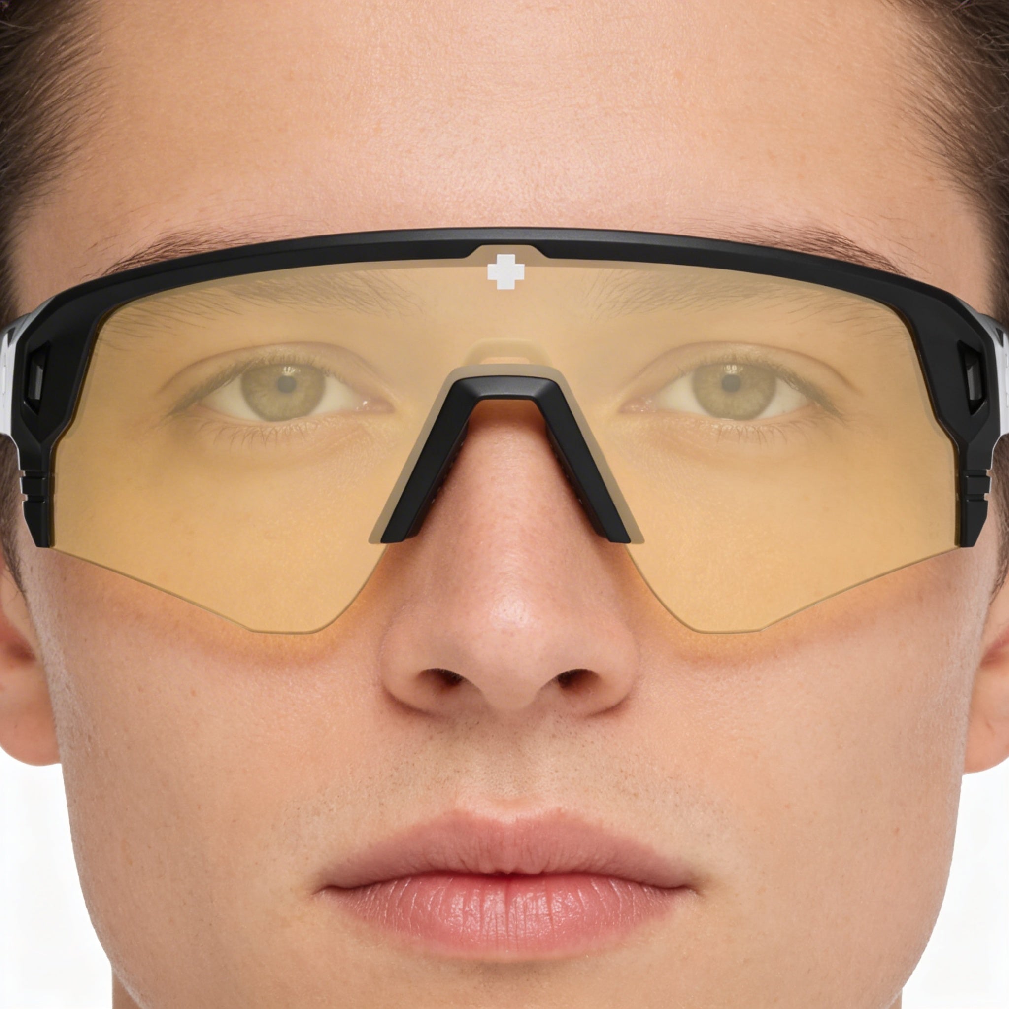 Spy Monolith Speed Unisex Pebax Non-Polarized Sunglasses Matte Black Happy LL Yellow 142mm, Photo 4