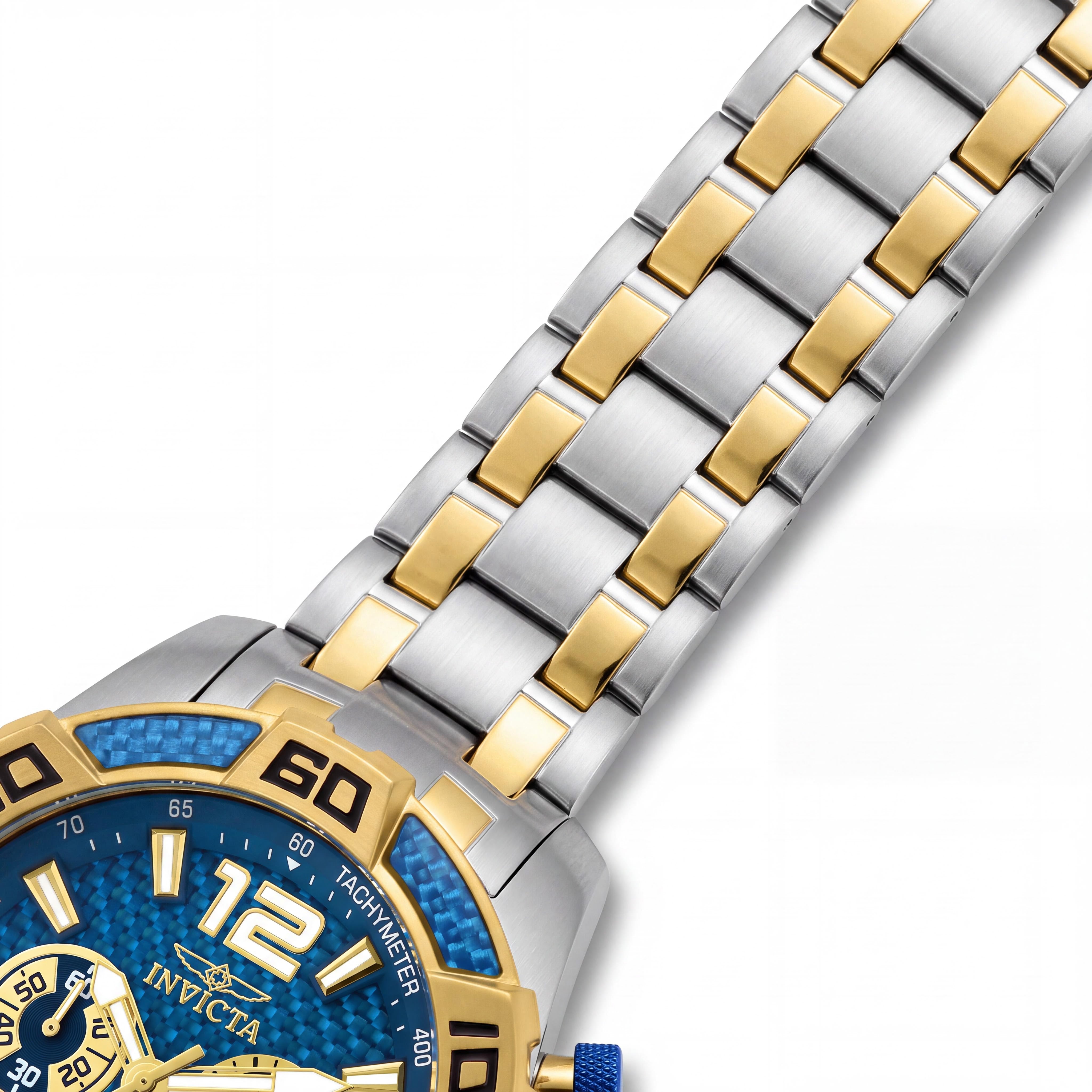 Invicta Pro Diver SCUBA Diver Reloj de Cuarzo para Hombre con Caja de Acero Inoxidable, Esfera Azul 50mm, Photo 2