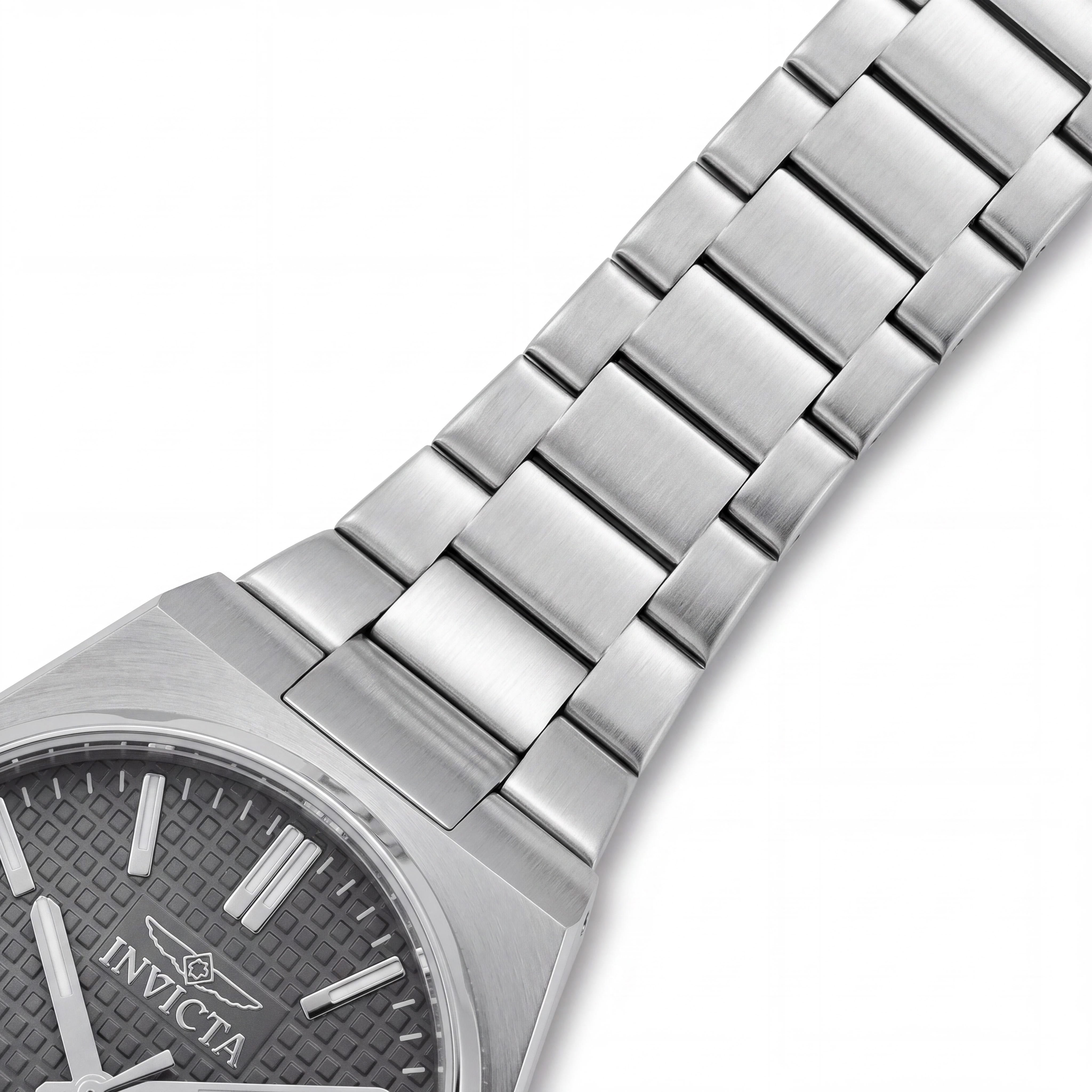 Invicta Speedway 48391 Unisex Silver Stainless Steel Case Grey Dial Quartz 5 Bar Water Resistant Watch 40mm, Photo 3