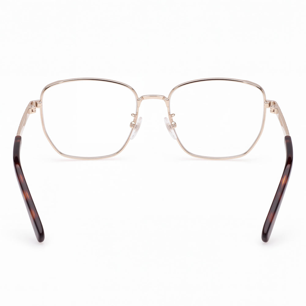 MCM WORLDWIDE Mw5021-h Unisex Full Rim Plastic Frame Optical Eyeglasses in Pale Gold, Size 53-17-145