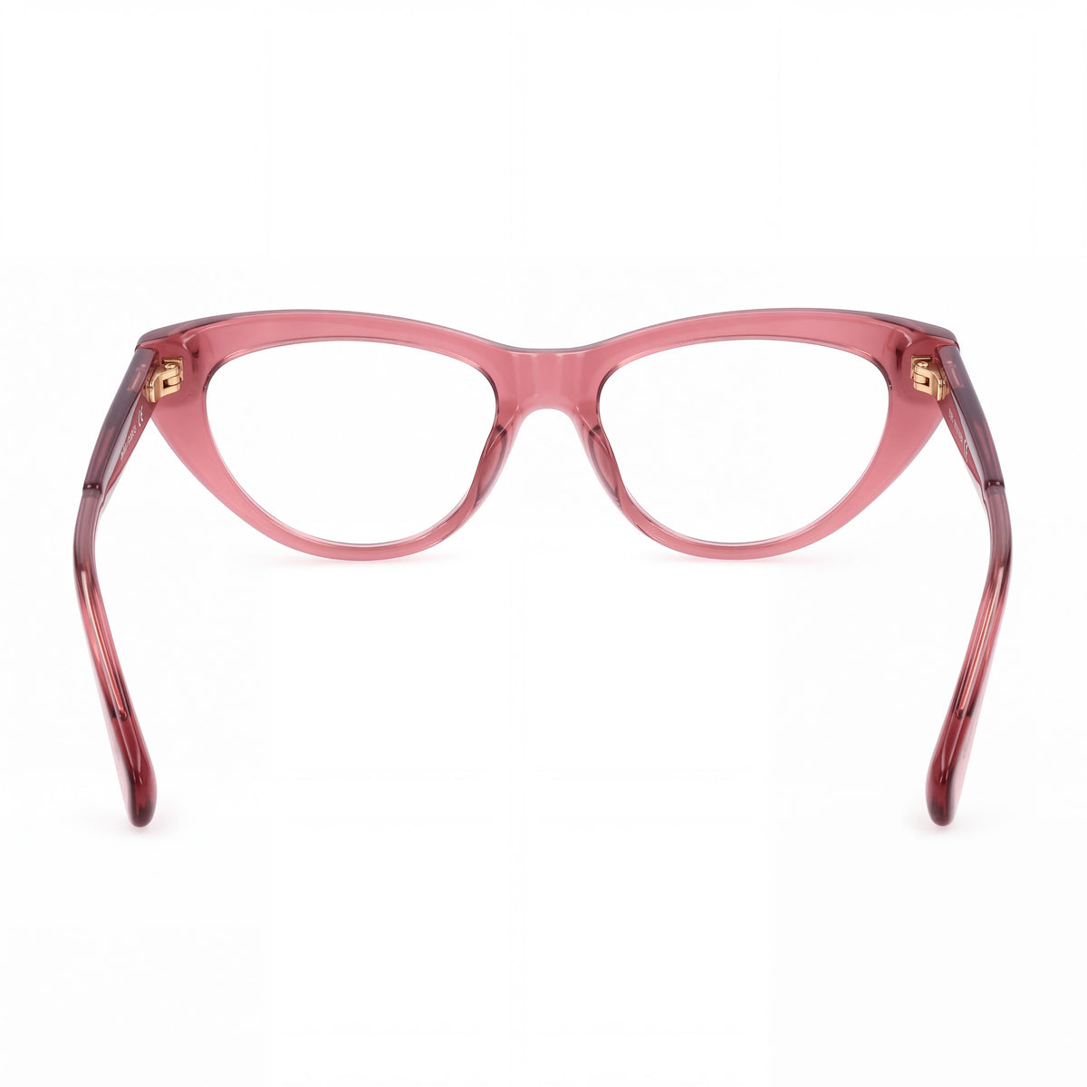 Max&Co. Modern Women's Red Plastic Eyeglasses Frame with Lens Width 54mm, Bridge Width 15mm, Temple Length 140mm, Photo 3