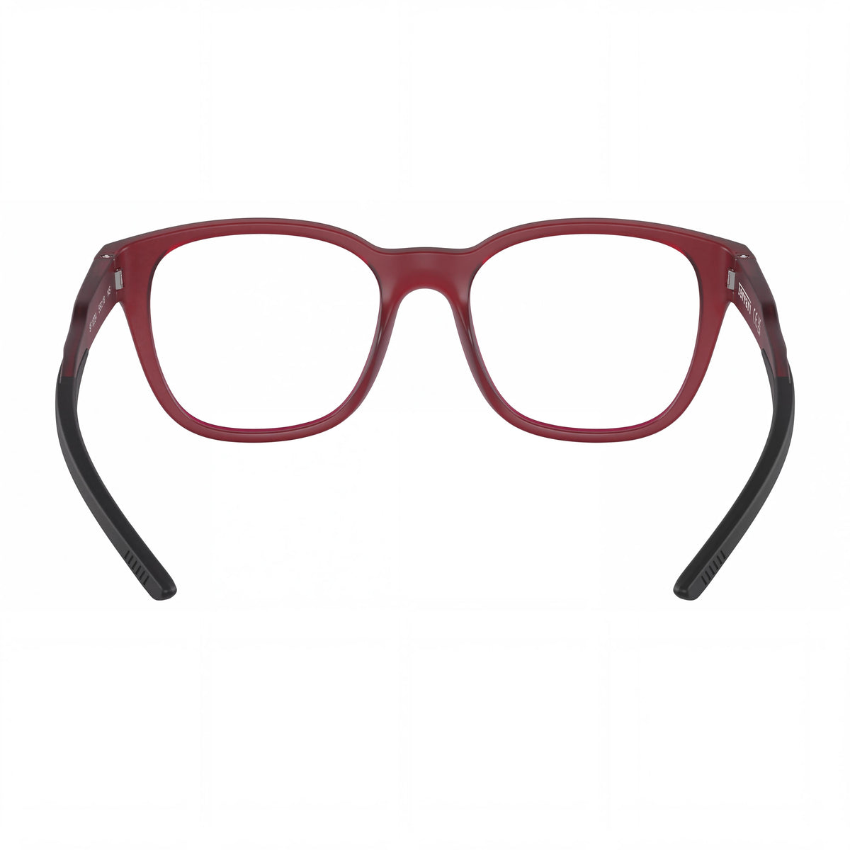Scuderia Ferrari Fz8006 Women's Opal Matte Red Plastic Eyeglasses with Demo Lenses, 53mm Lens Width, Photo 3