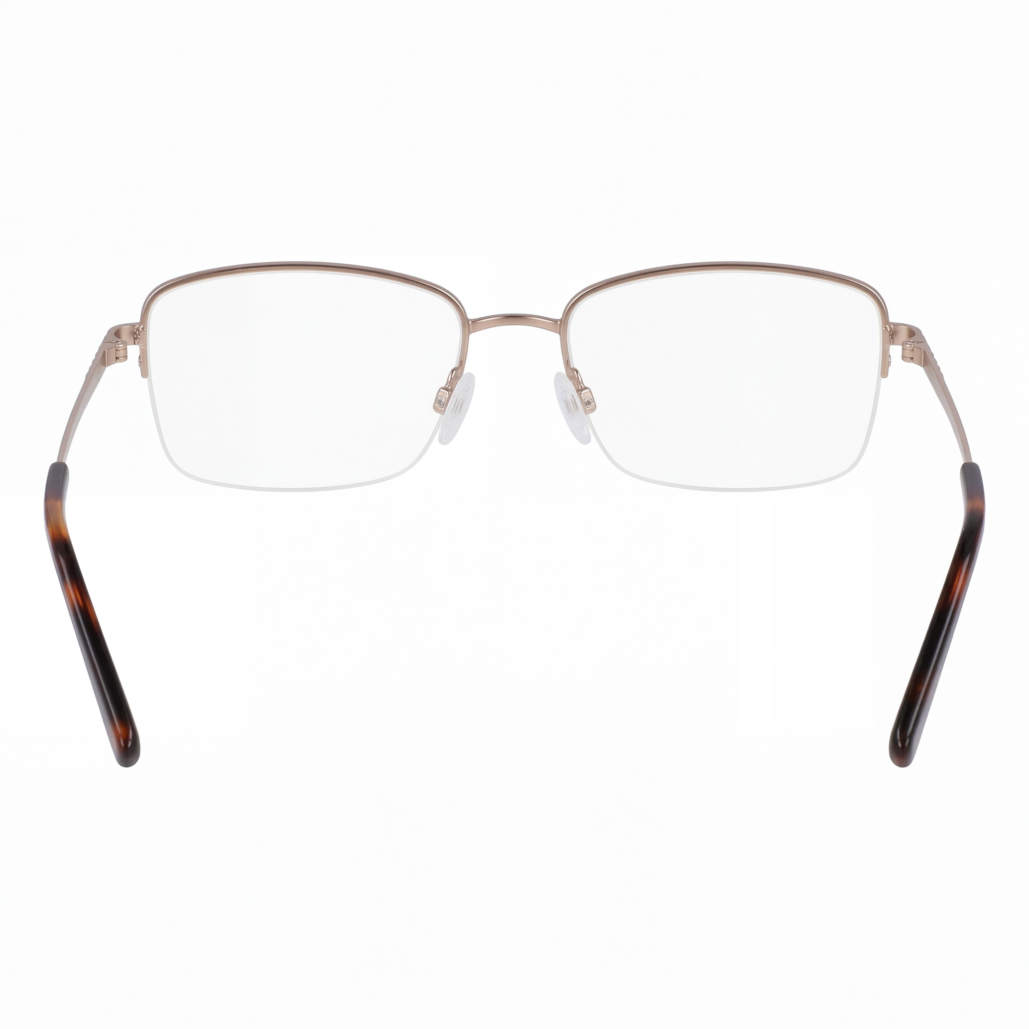 Flexon W3043 Unisex Acetate Eyewear Frames in Satin Taupe, Lens 54mm, Bridge 18mm, Temples 135mm, Photo 4