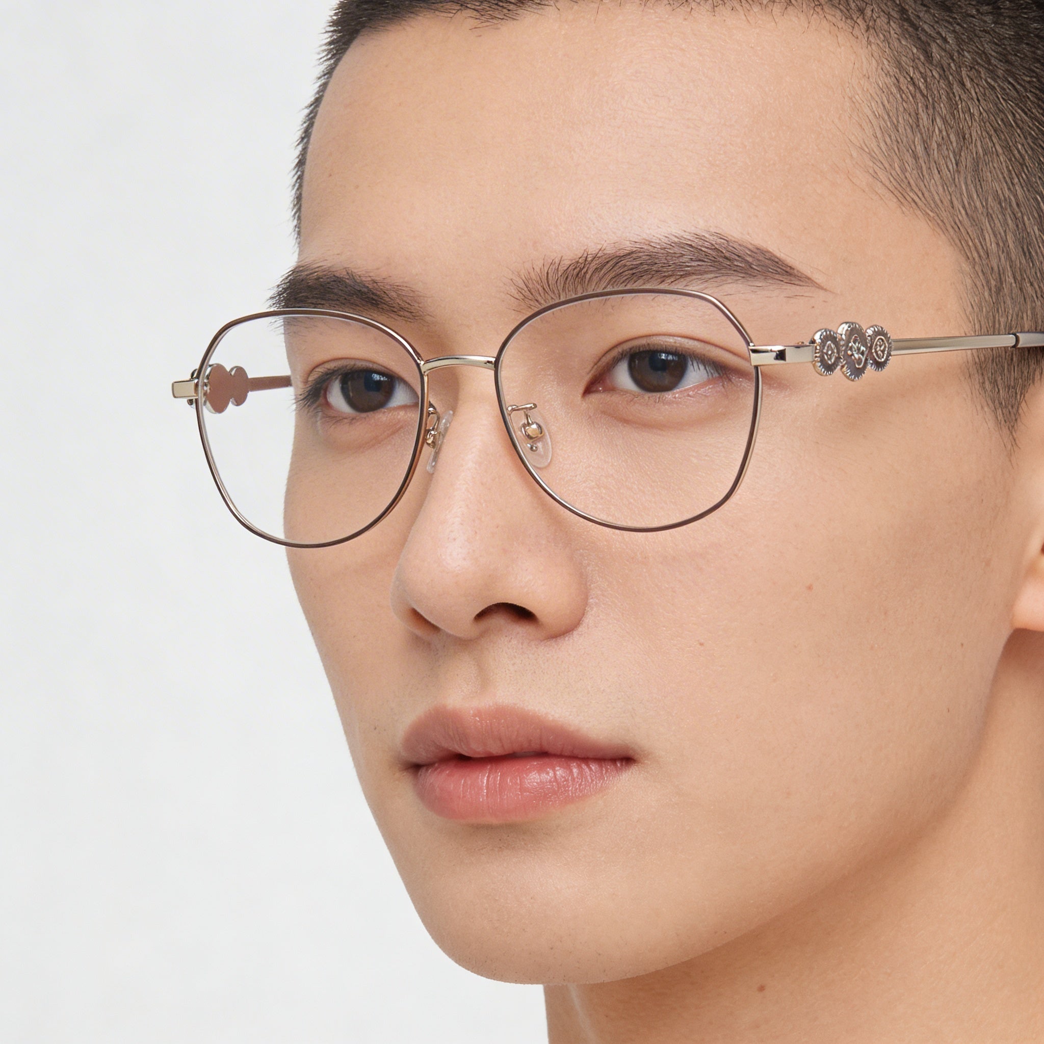 GUESS Gu50256-d Unisex Matte Ivory Frame Polycarbonate Non- Designer Optical Frames Size 52-16-140, Photo 3