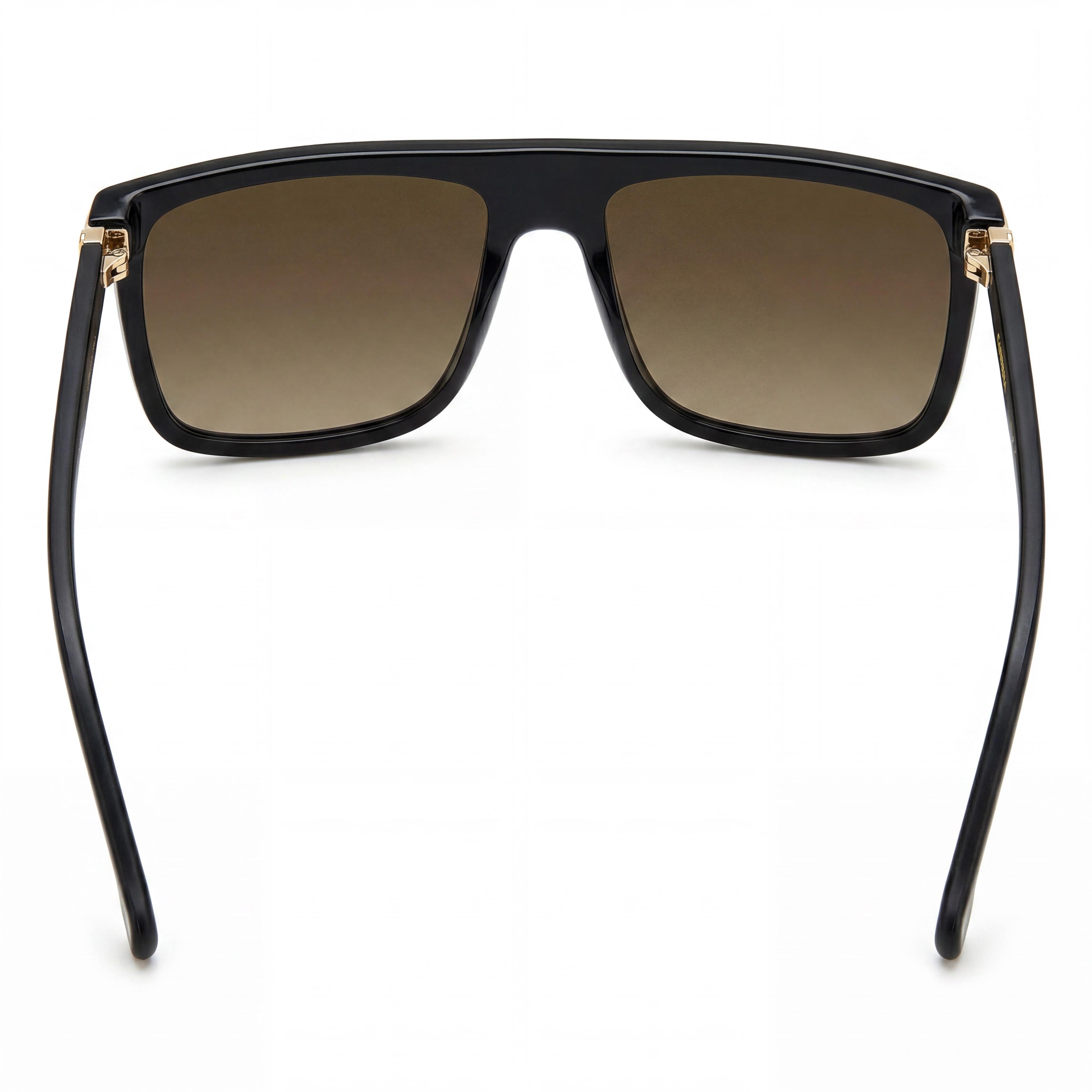 Carrera 1048/S Unisex Black Grey Brown Shaded Polyamide Frame, Grey Brown Shaded Non-Polarized UV Protection Lenses 58mm, Photo 4