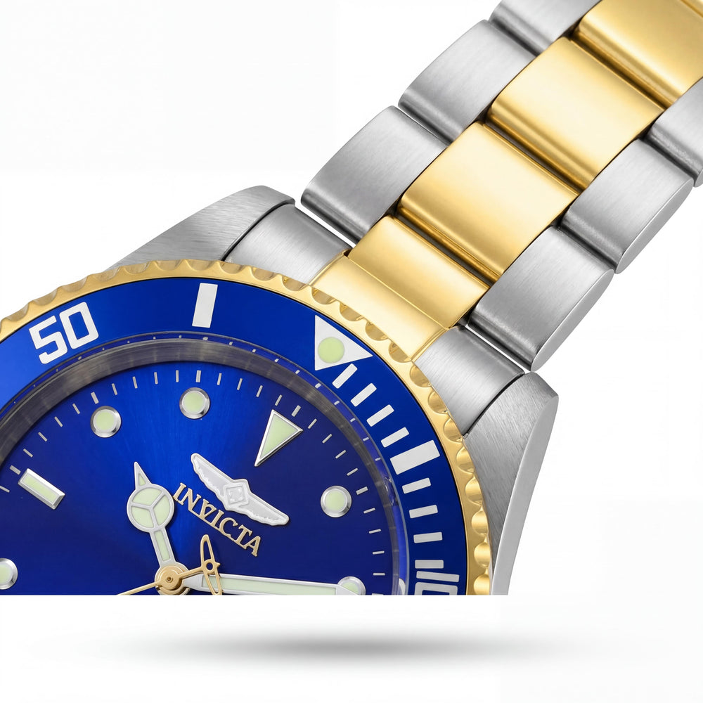 Invicta Men's Pro Diver 28662 Automatic Blue Dial Two-Tone Stainless Steel 40mm Watch