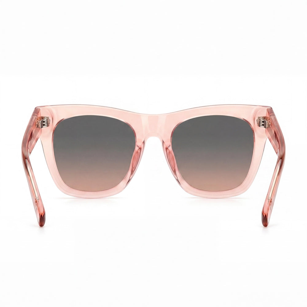 Missoni Women's Classic Acetate Sunglasses Peach Grey Fuchsia Frame Peach Lens 100% UV 51mm