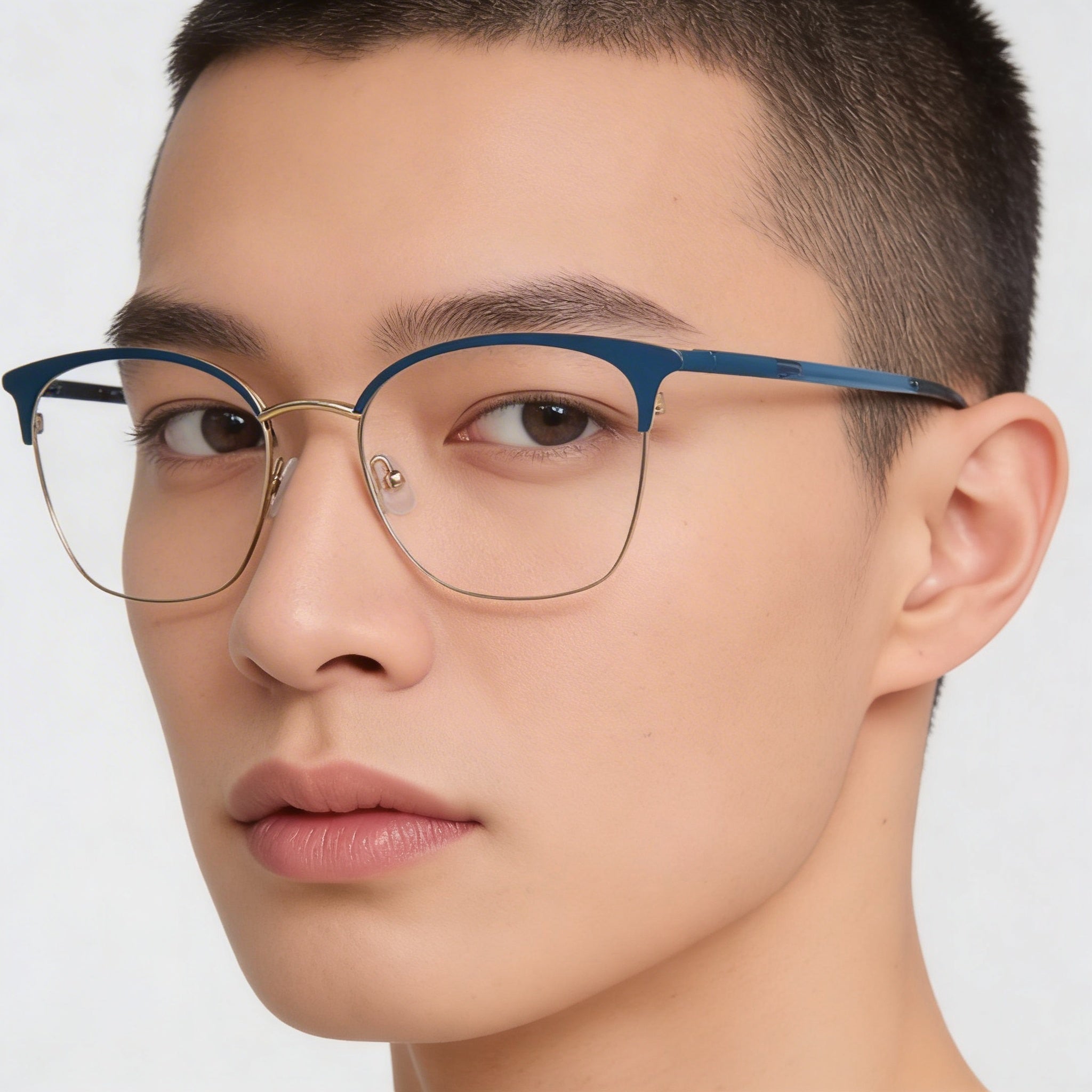 Calvin Klein Ck22119 Gafas Unisex con Montura Metálica Multicolor y Cristales Petróleo 53mm, Photo 4
