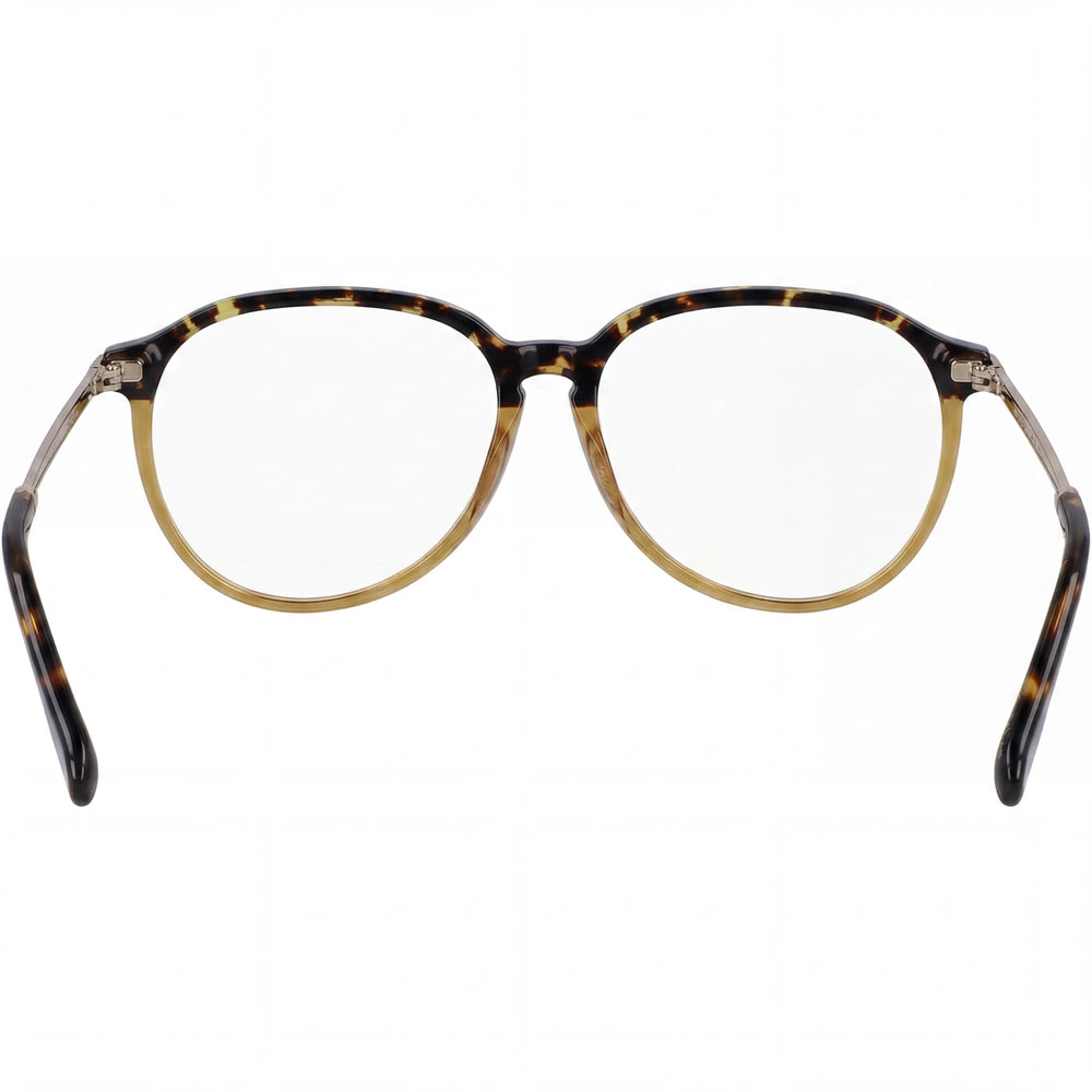 Victoria Beckham Vb2606 Men's Amber Tortoise Eyeglasses Frame with 57mm Lens Width, 13mm Bridge Width, and 140mm Temple Length