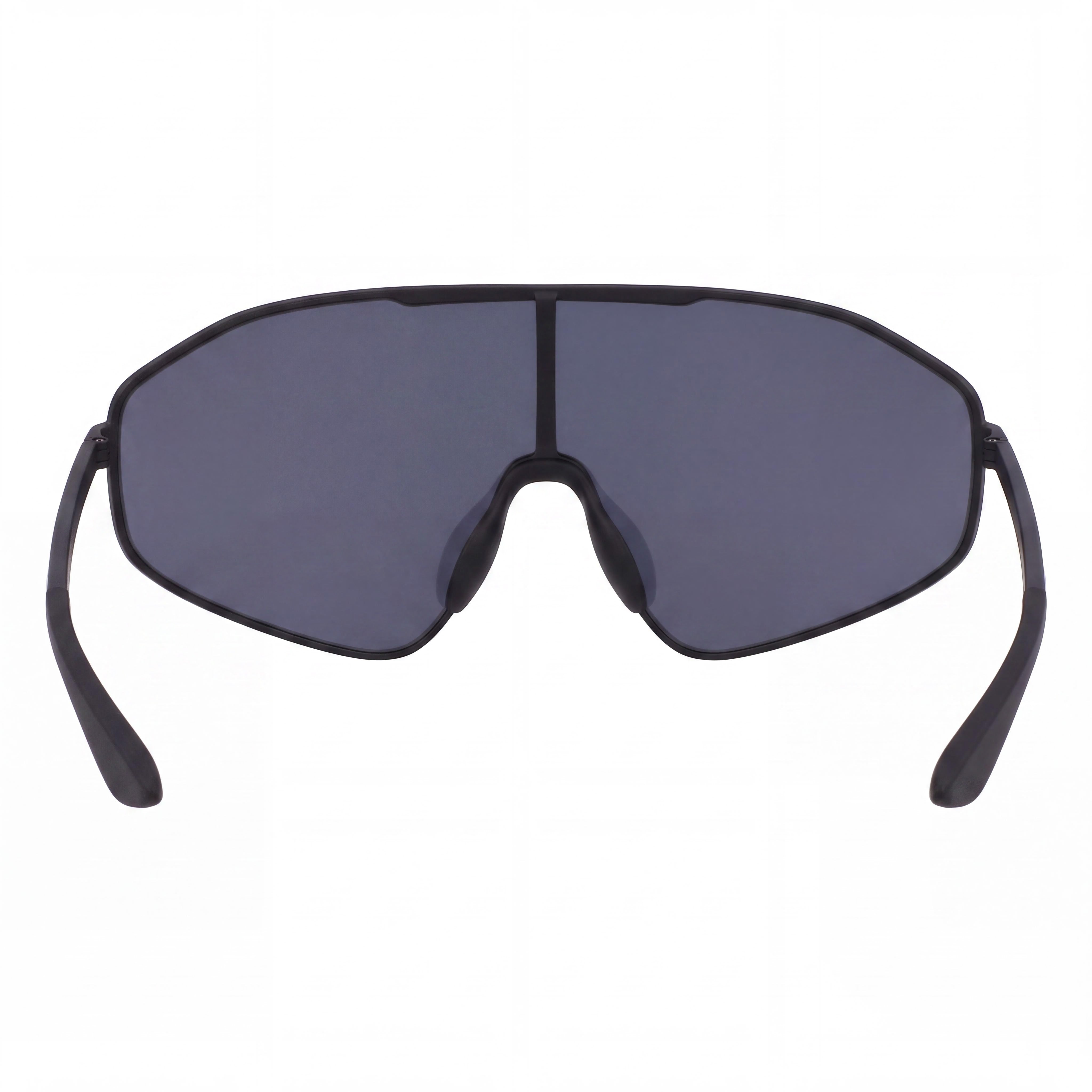Nike IF0986X Women's Casual Metal Frame Sunglasses, Matte Black Grey, Non-Polarized Dark Grey Max+ Lenses, 66mm, Photo 4