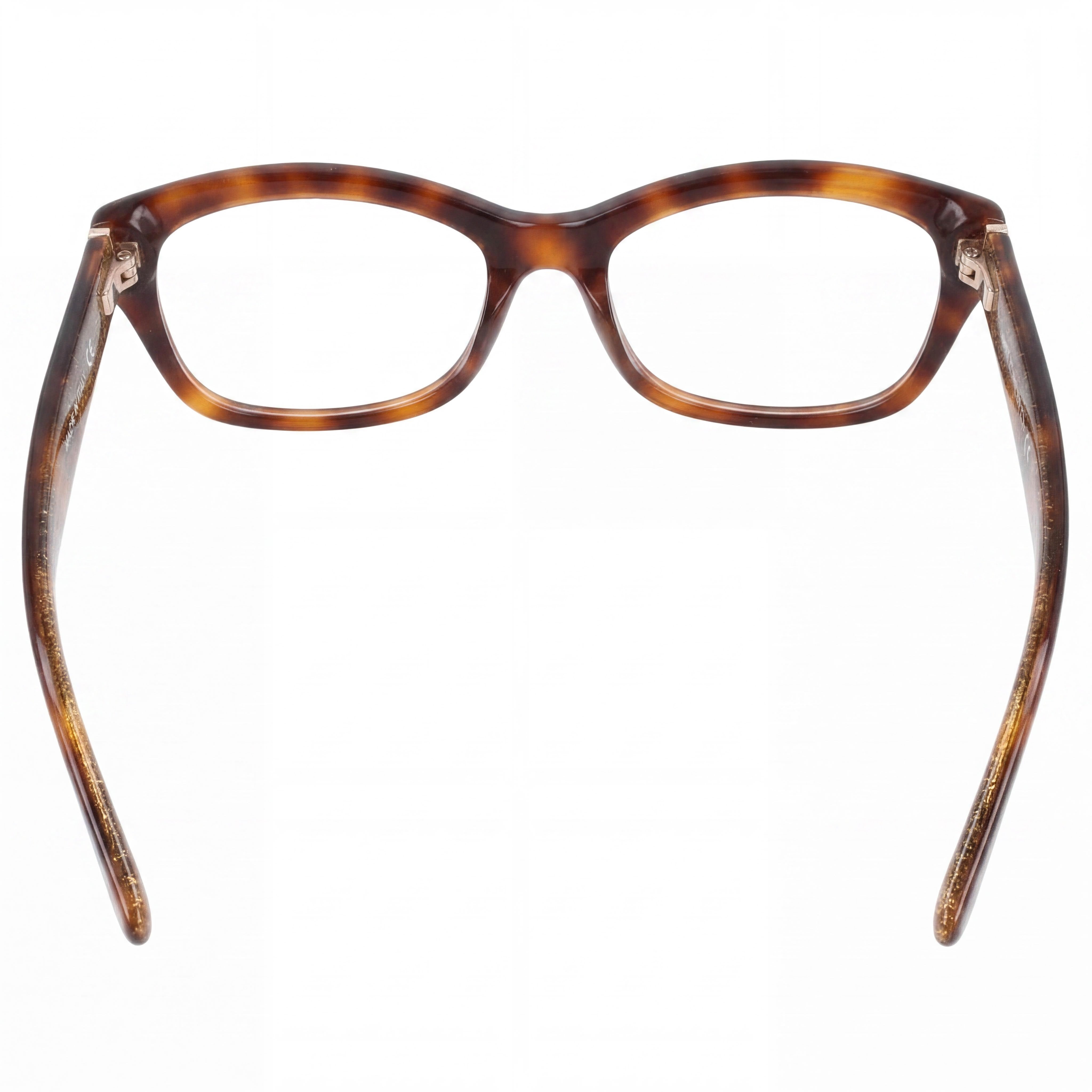 Jimmy Choo Women’s Eyeglasses 82, Havana Gold Plastic Frame, 52mm Lens, 17mm Bridge, 140mm Temple, Photo 2