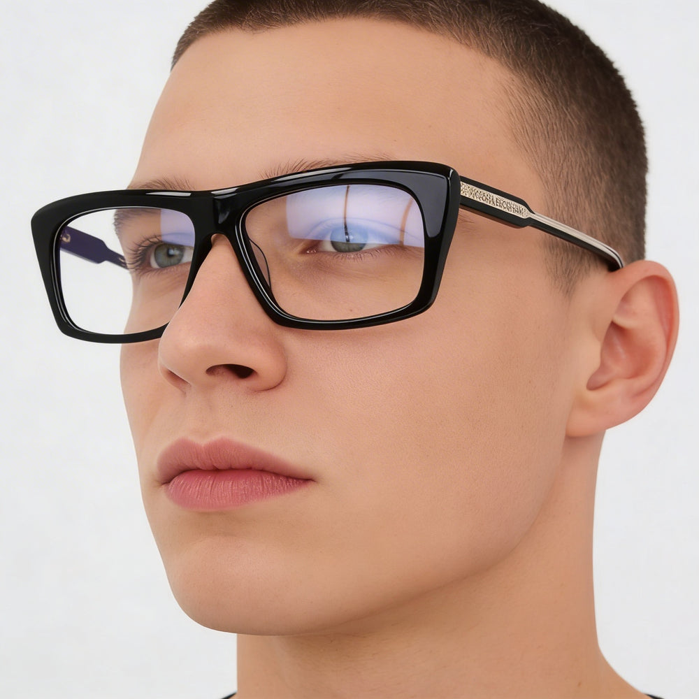 Victoria Beckham Modern Men's Black Alloy Steel Frame Eyewear with 56mm Non-Polarised Polycarbonate Lenses