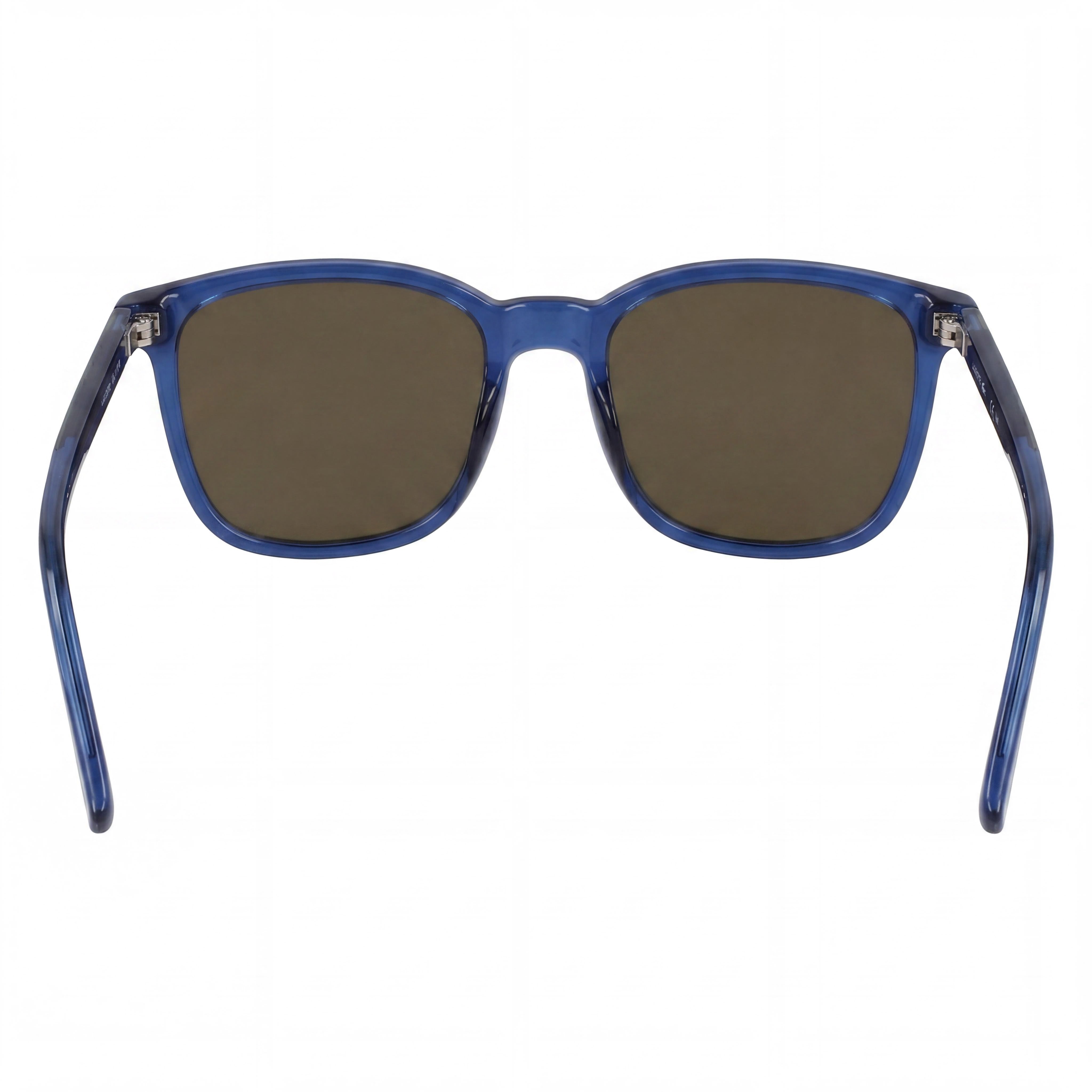Gafas de sol unisex Lacoste Casual, transparentes, azules, inyectadas, con protección UV, no polarizadas, 53 mm, Photo 4