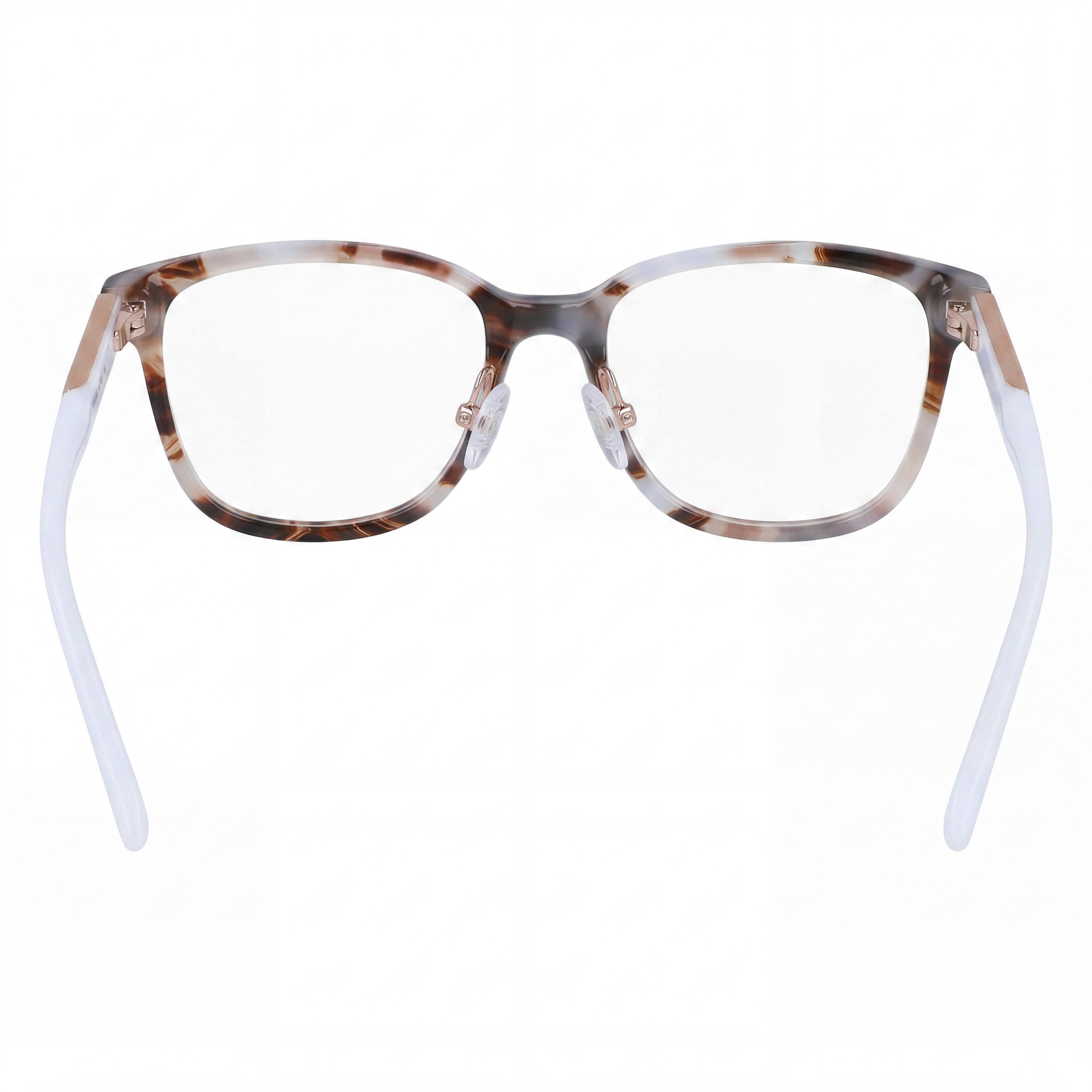Cole Haan Men's Ch5043 Full Rim Lightweight Metal Brown Tortoise Polarized Eyeglasses 53-16-135, Photo 4