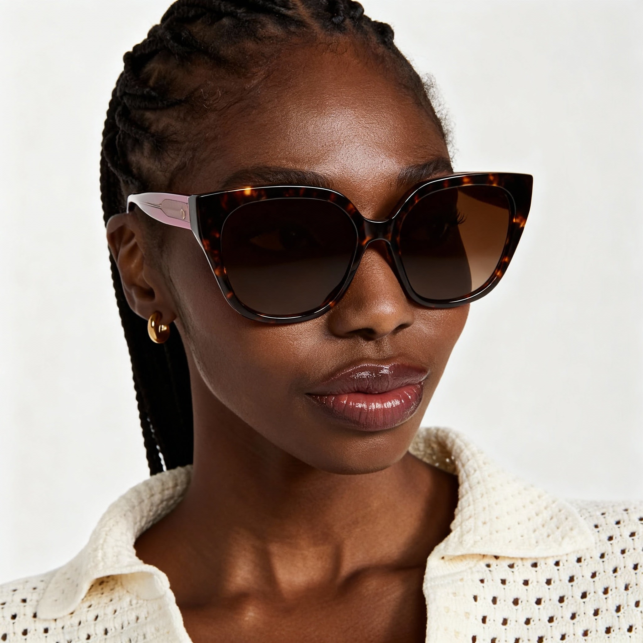 Rag & bone Classic Women's Tortoise Plastic Frame Non-Polarized Brown Shaded Sunglasses 56mm, Photo 4