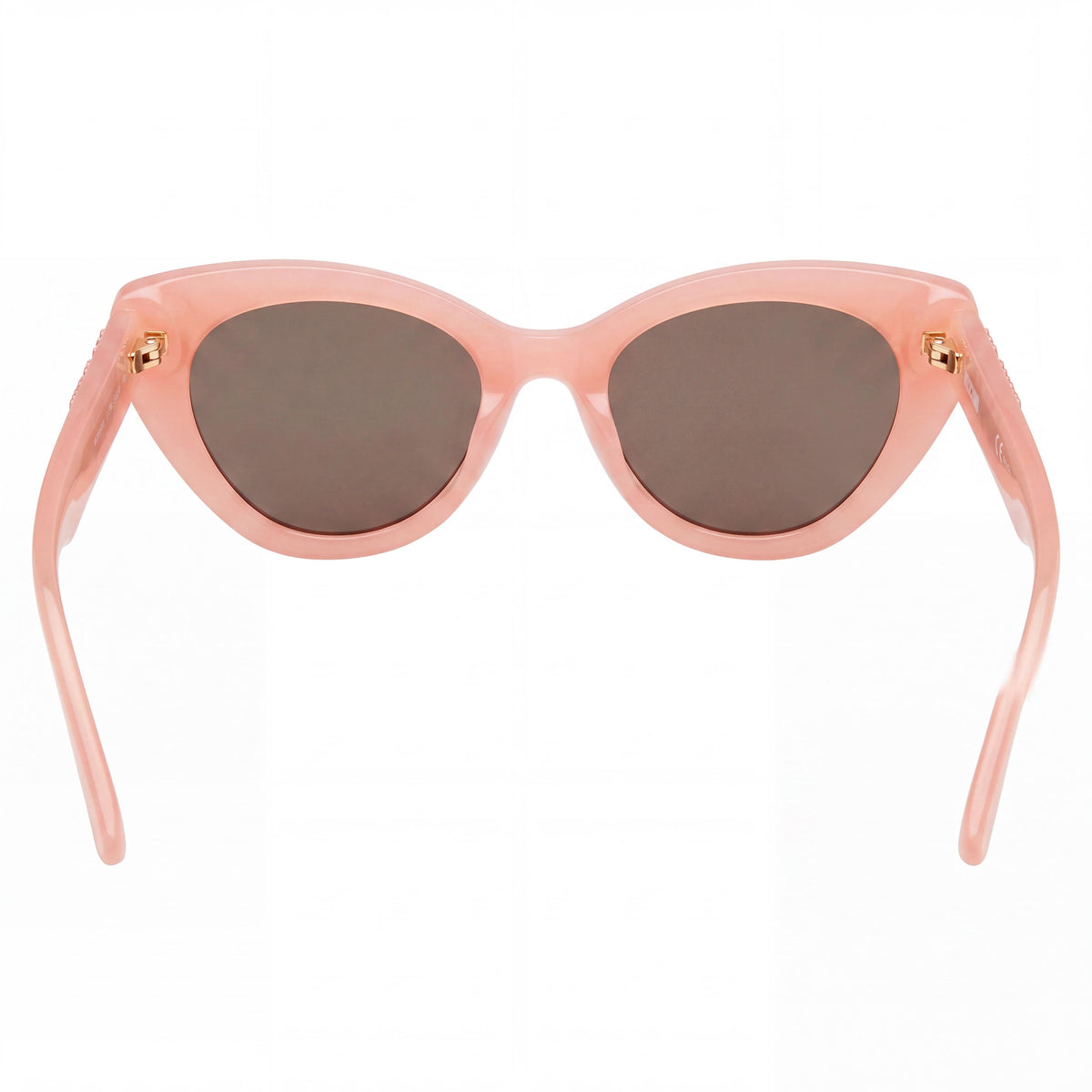 Moschino Casual Women's Orange Acetate Frame Grey Polycarbonate Lens UV Protection Sunglasses 51mm, Photo 4