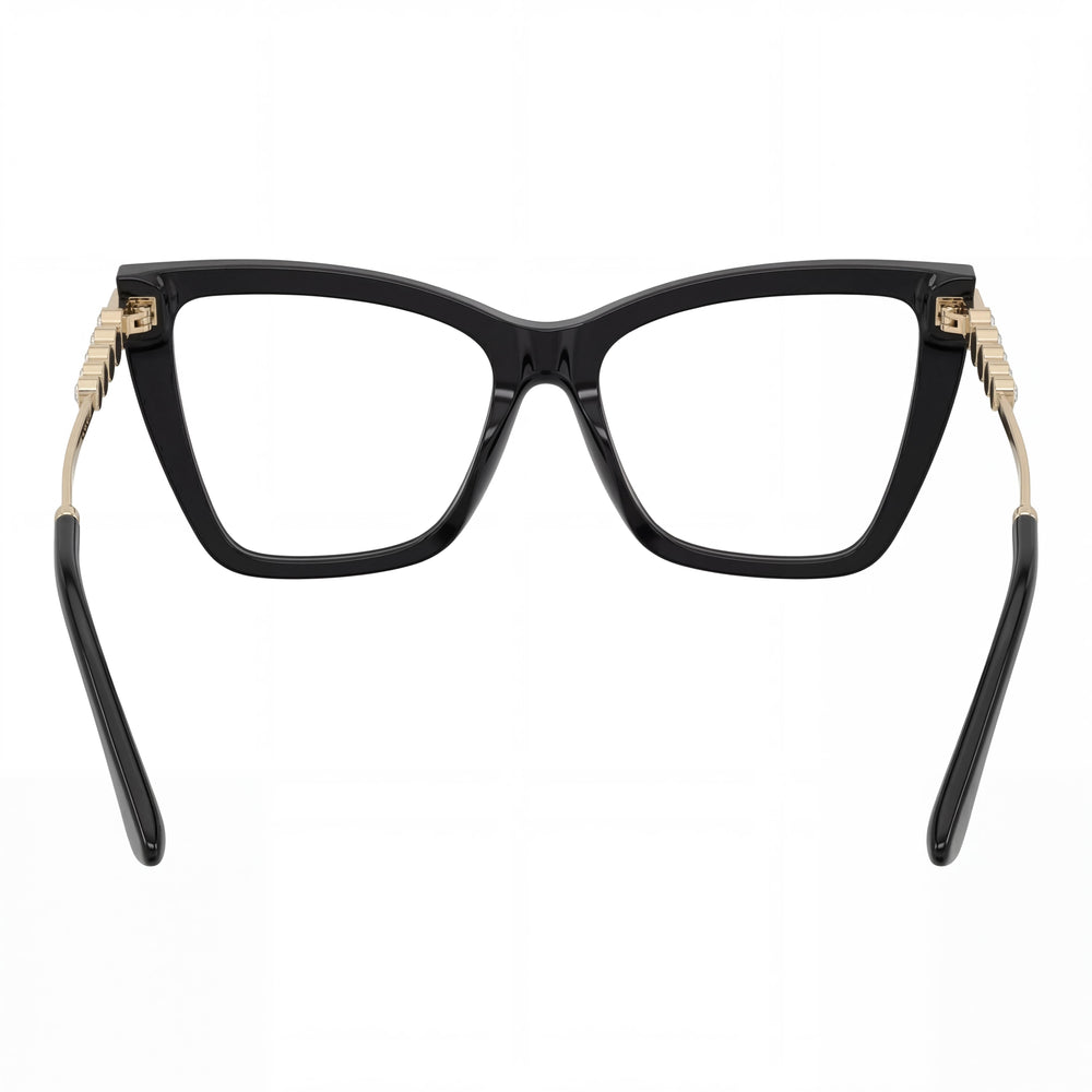 JIMMY CHOO Jc 3020 B Black Tortoise Frame Eyeglasses for Women with Clear Lenses 55mm