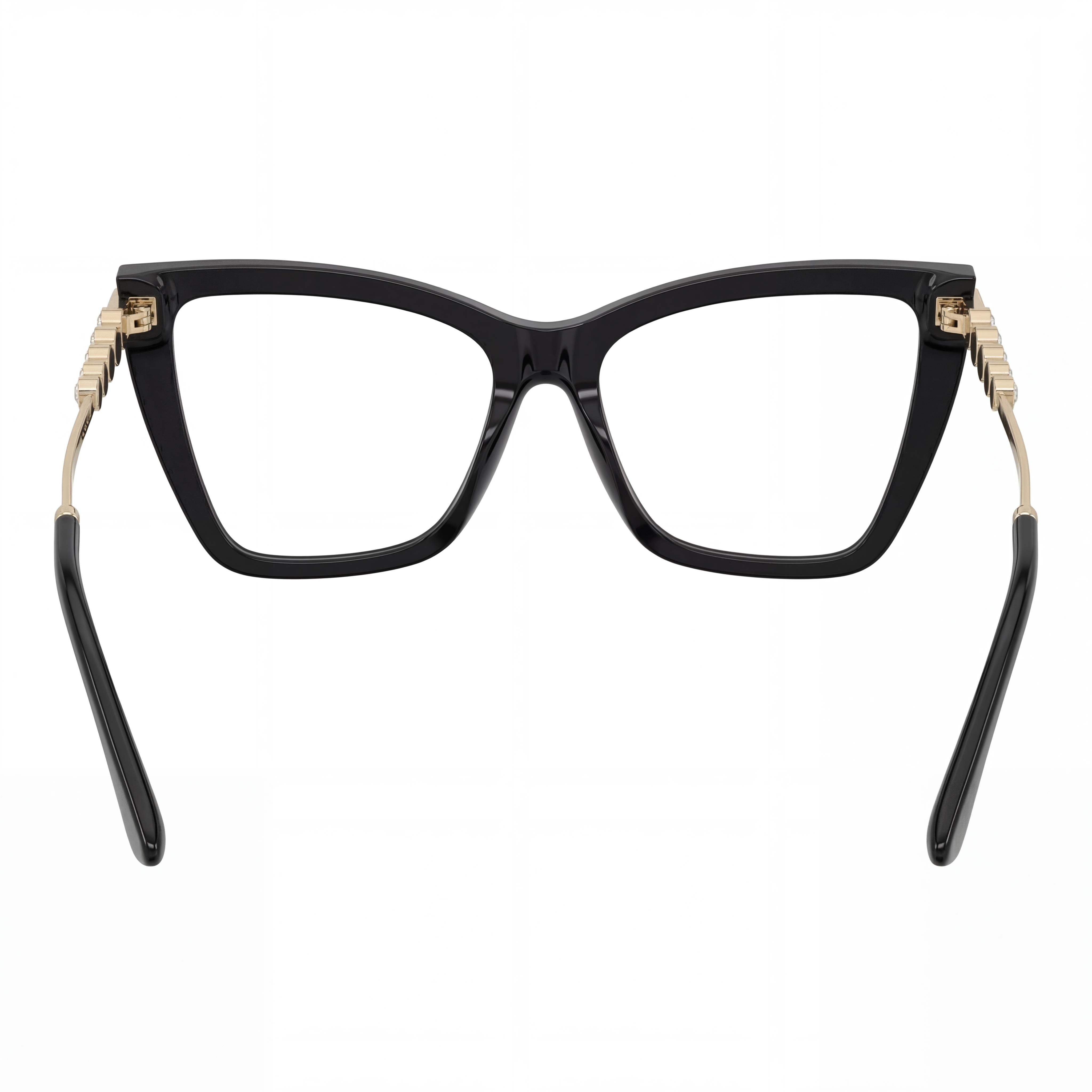 JIMMY CHOO Jc 3020 B Gafas de mujer con montura negra carey y lentes transparentes de 55 mm, Photo 3