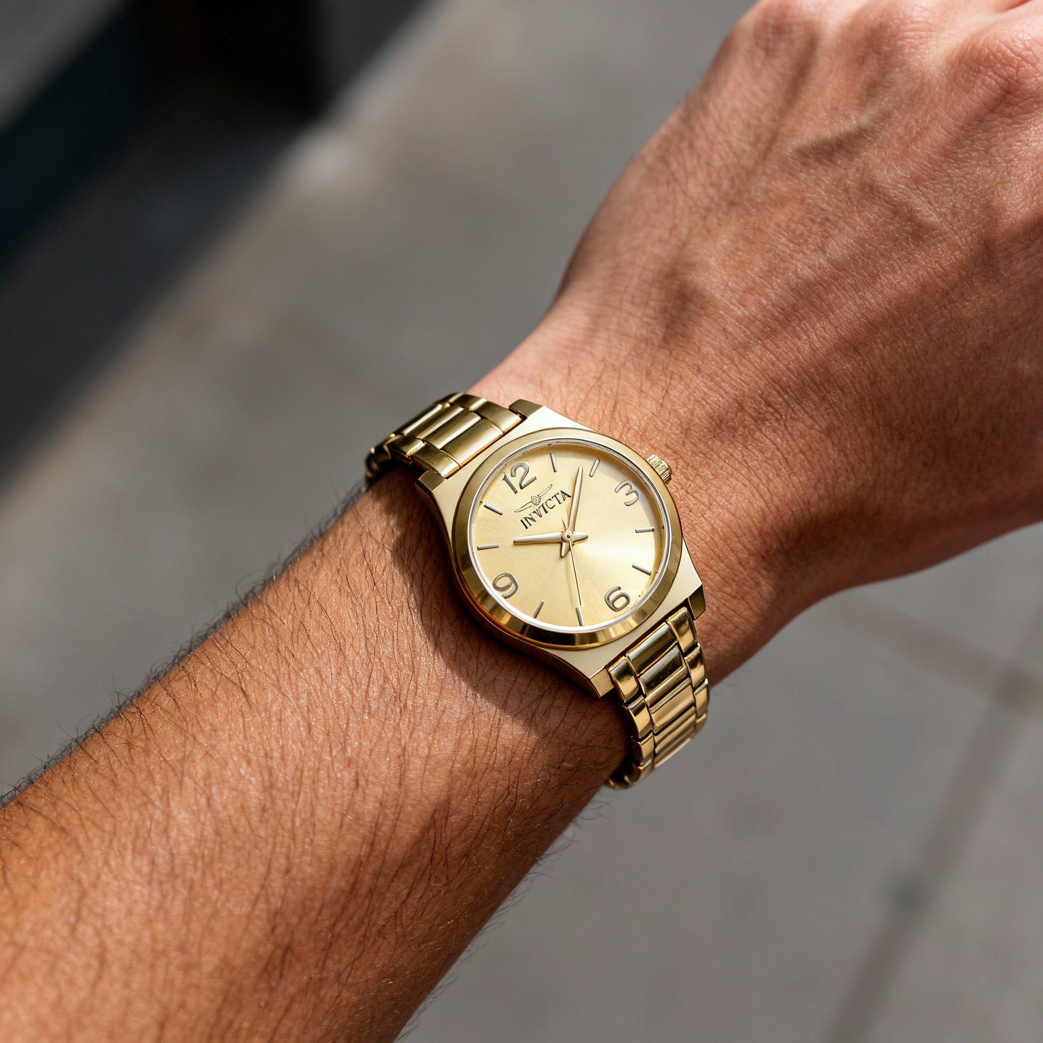 Invicta Angel Lady Unisex Stainless Steel Classic Watch with Bezel Markings, Arabic Numerals & High Contrast Hands, 30mm, Photo 3