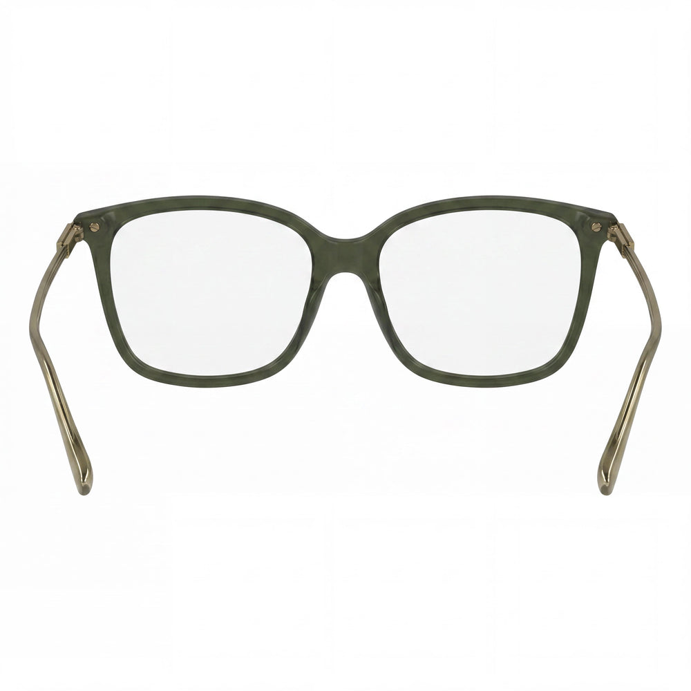 Gafas de acetato Salvatore Ferragamo Sf2992 para hombre, transparentes color caqui, 53 mm
