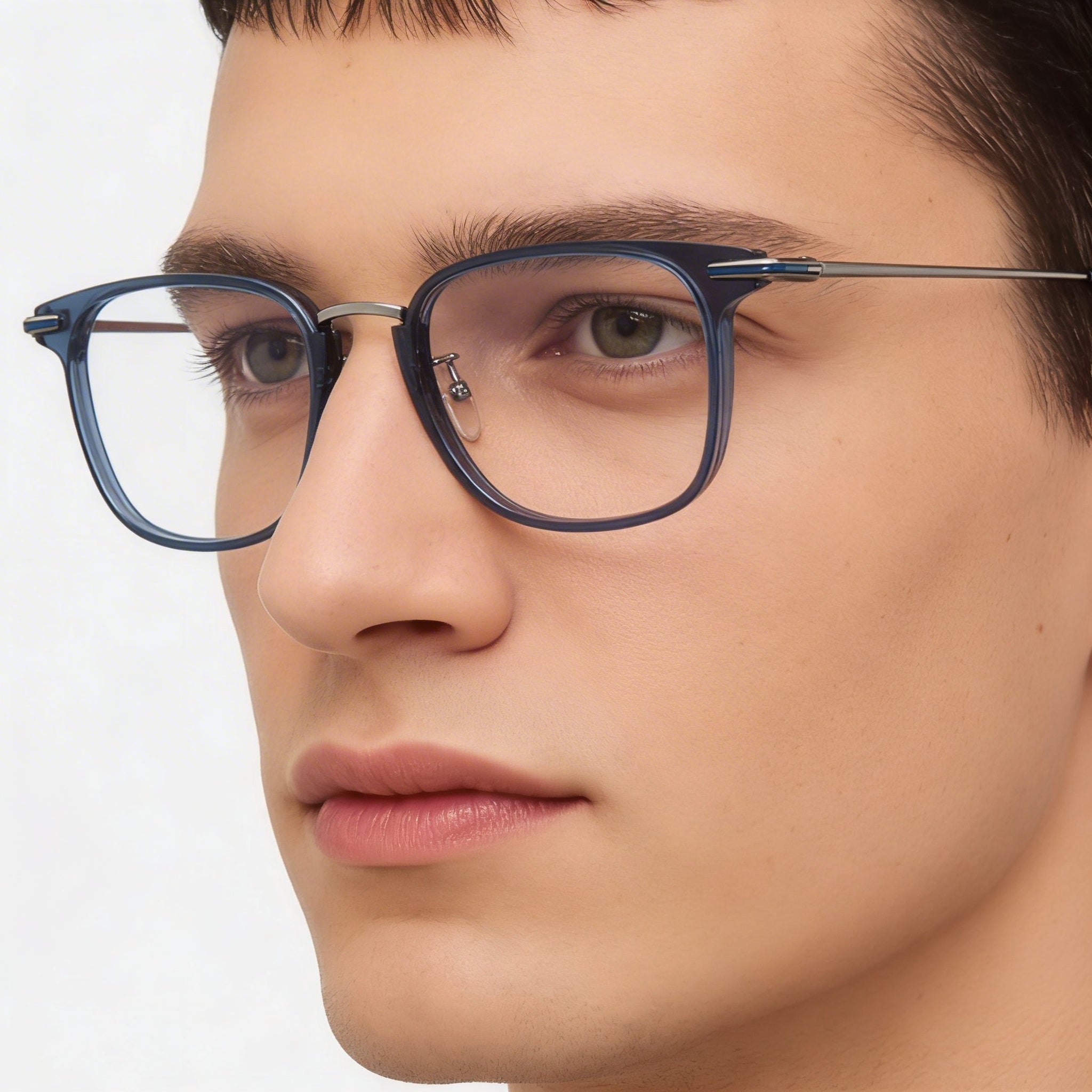Polaroid Pld D384g - Montura de plástico gris oscuro para hombre, lentes no polarizadas, talla 51-145-20, Photo 4