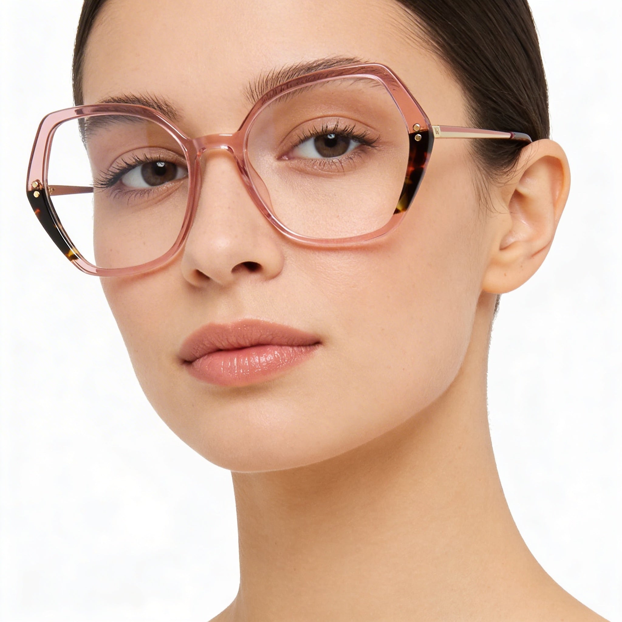 Carolina Herrera Gafas de Sol Casuales para Mujer Rosas Havana de Acetato Ligero No Polarizadas Lente de 53mm, Photo 4