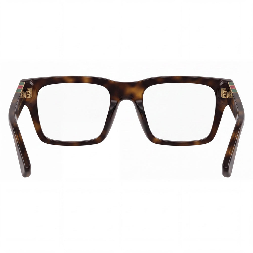 Gucci Classic Unisex Acetate Havana Transparent 53mm Eyewear