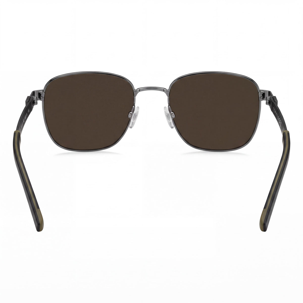 Tommy Hilfiger 2138/S Women's Rectangular Stainless Steel Sunglasses Matte Dark Ruthenium 53mm, Photo 3