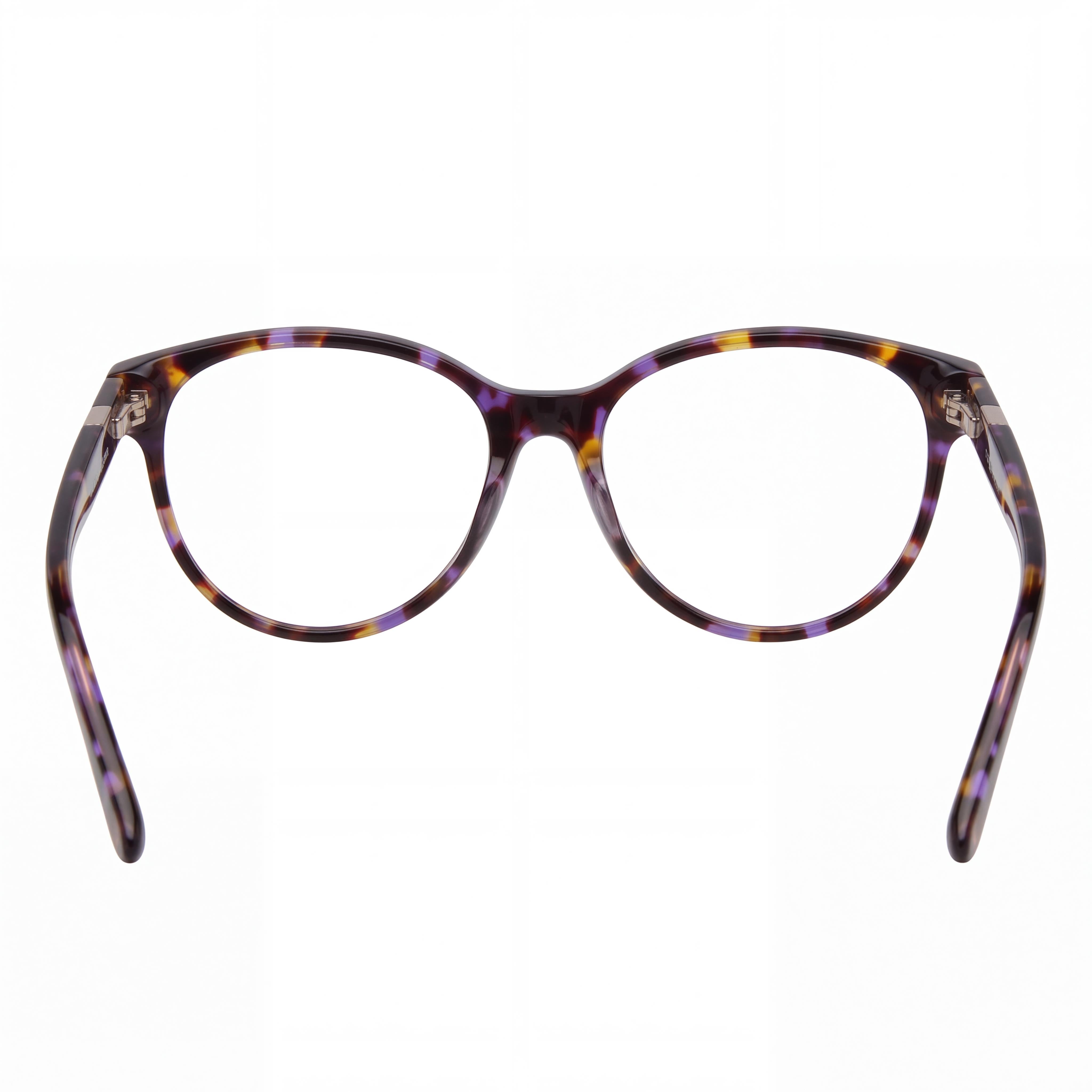 GUESS Gu2847 Gafas Ópticas para Mujer de Acetato Morado con Lentes de Demostración, Talla 56-17-140mm, Photo 4