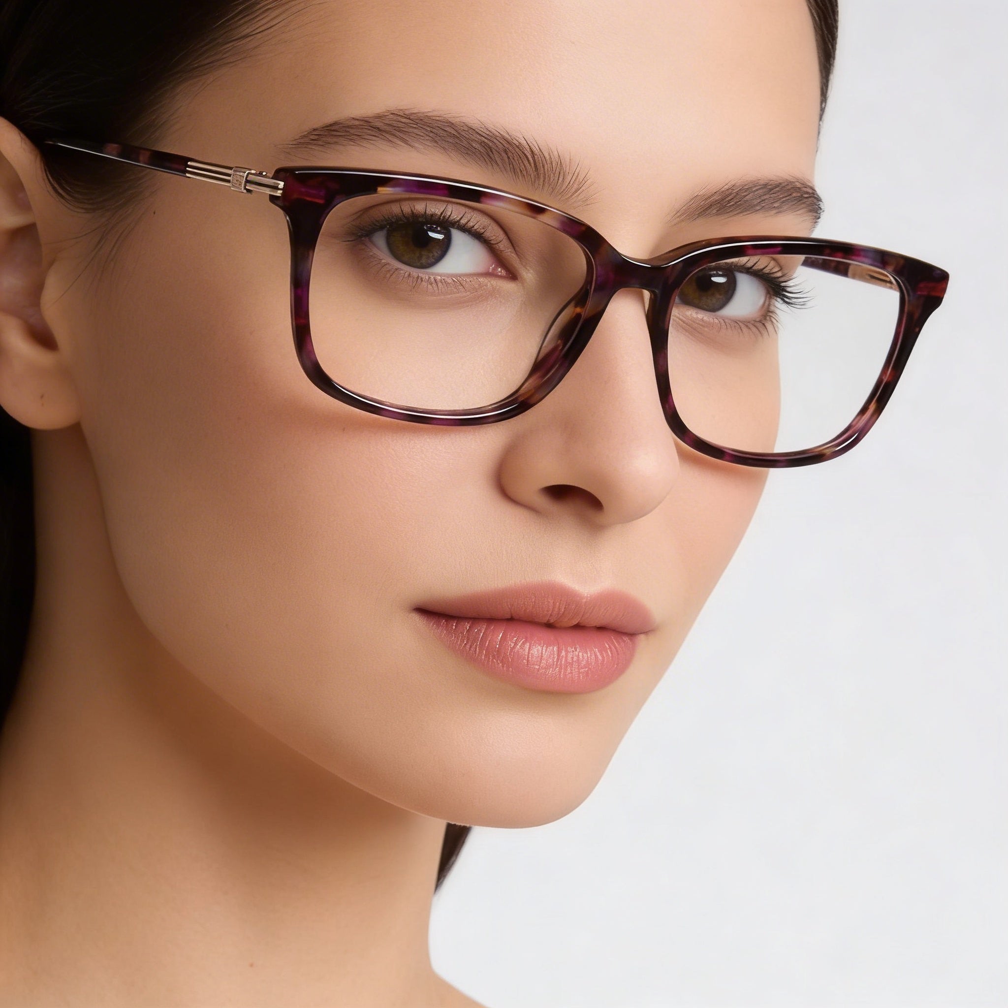 Gafas de sol informales Guess para mujer, montura de plástico en tono violeta, con lentes de 50 mm de ancho y lentes de acetato, Photo 5