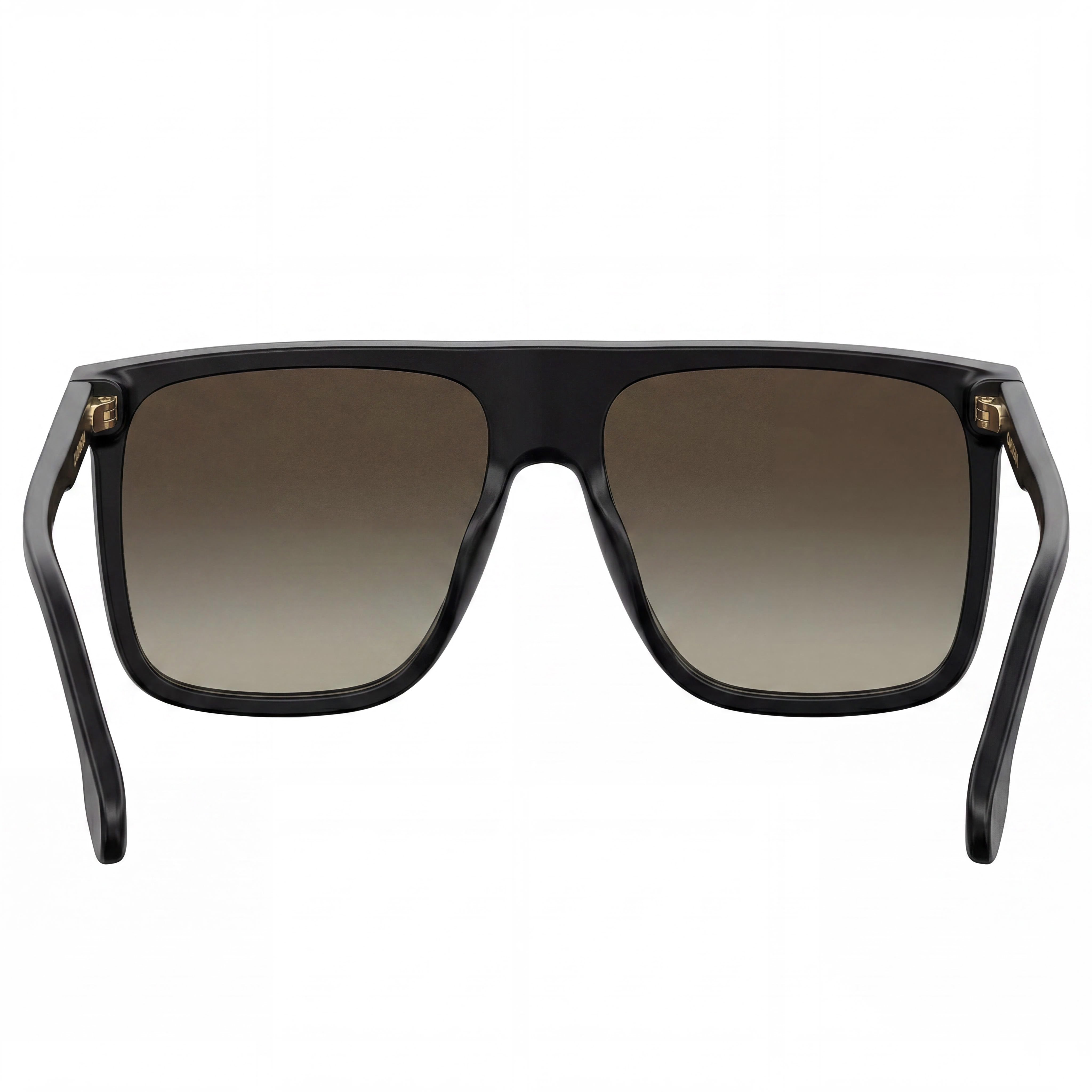 Carrera 172/N/S Unisex Black Brown Gradient Plastic Sunglasses with Brown Gradient Non-Polarized UV Lenses 58mm, Photo 4