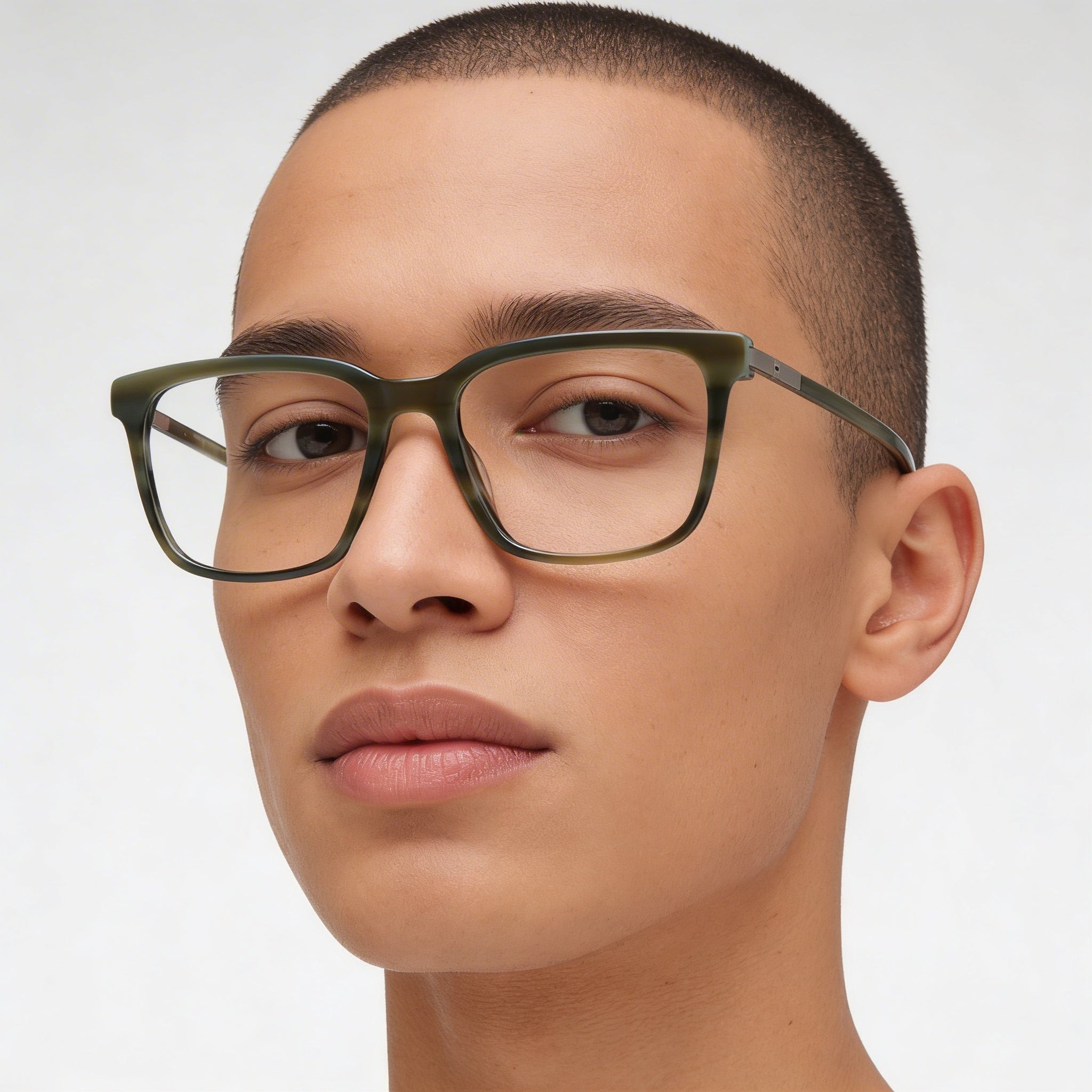 Kenneth Cole Kc0360 Unisex Eyewear with Light Green Plastic Frame and Clear Polycarbonate Lenses 54mm, Photo 4