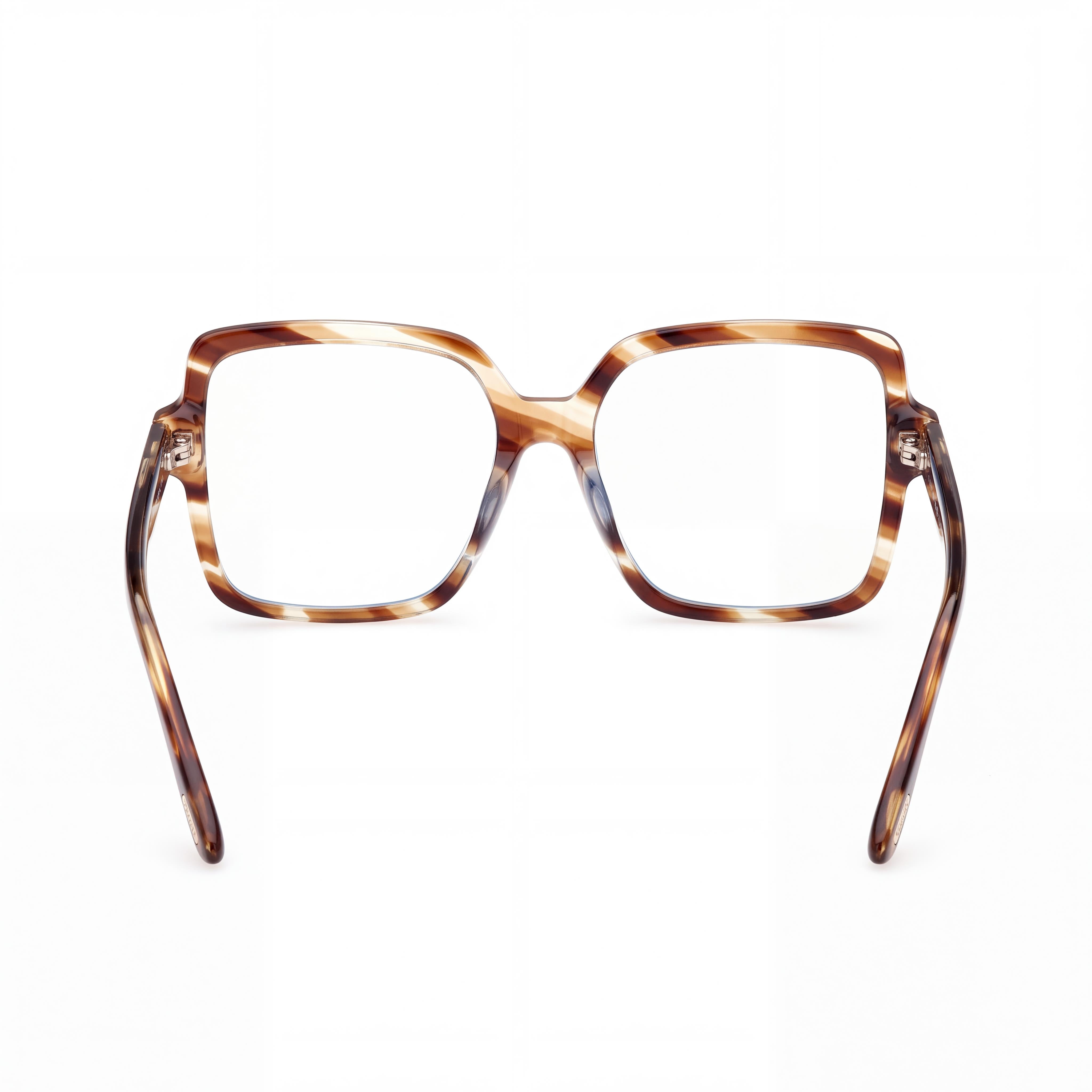 Tom Ford Ft6063-b Unisex Coloured Havana Blue Filter Plastic Frame Black Non- Lenses 56mm, Photo 3
