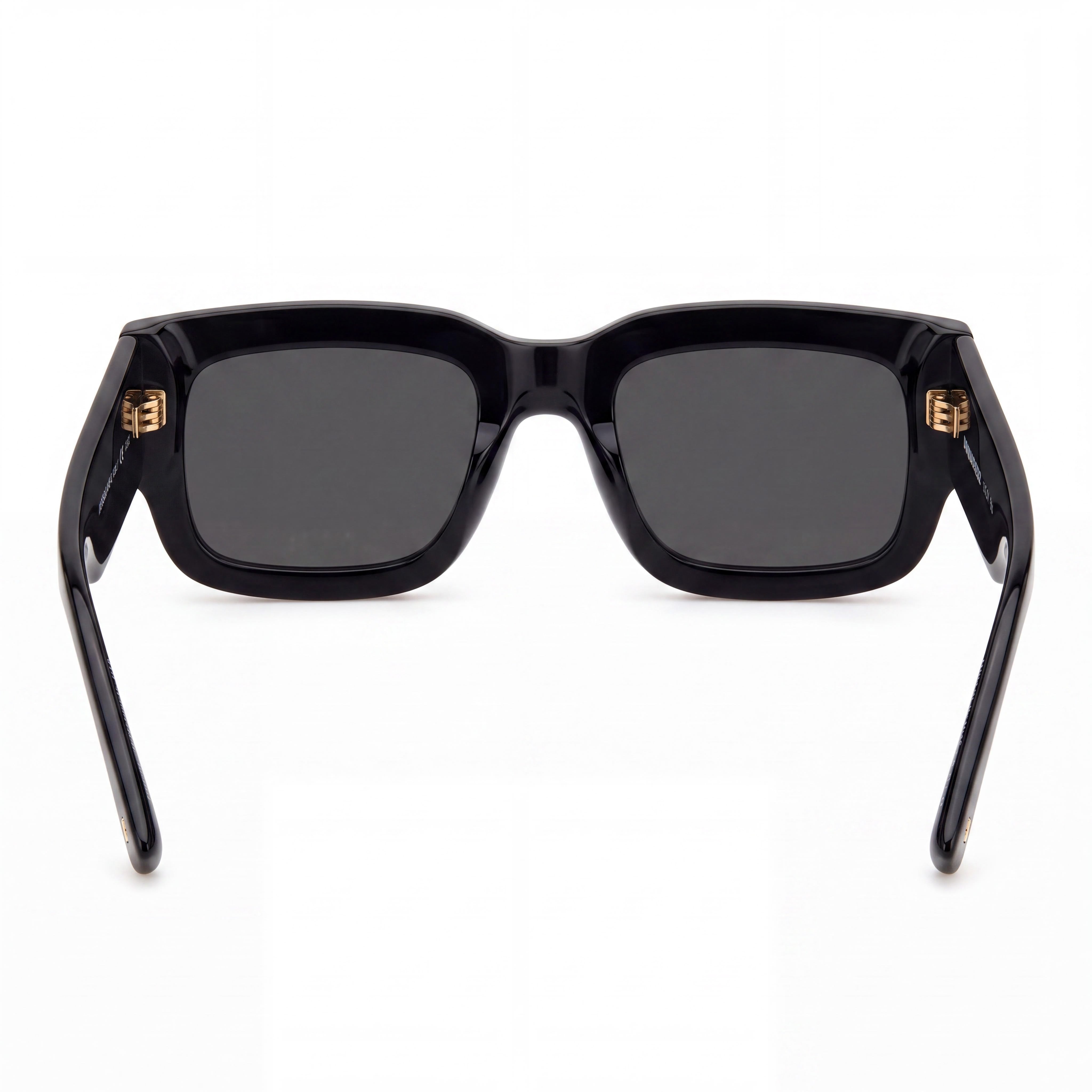 Gafas de sol modernas para mujer DSQUARED2 con montura de acetato negro y dorado y protección UV, 52 mm, Photo 3